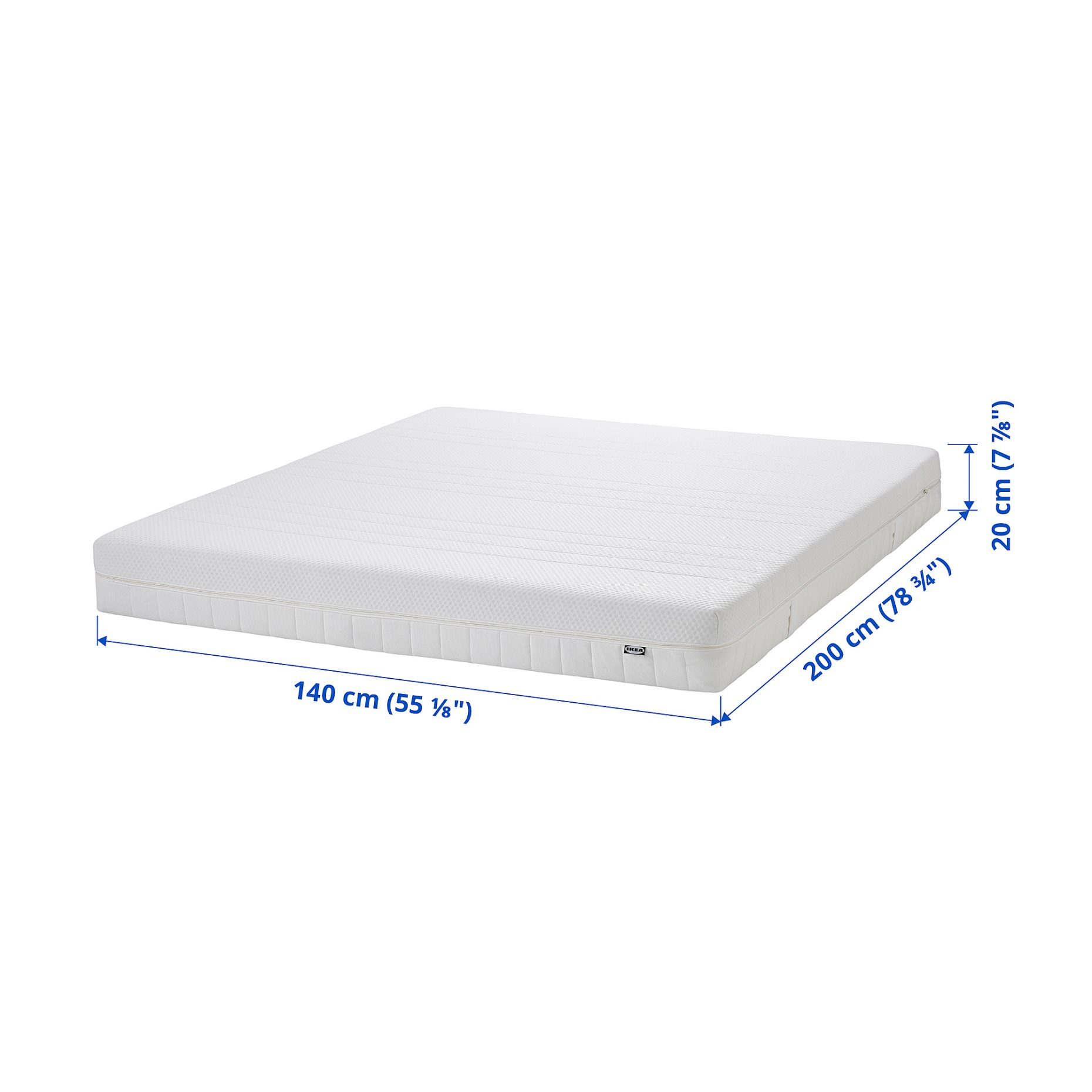 ÅKREHAMN, foam mattress firm, 140x200 cm, 104.816.40