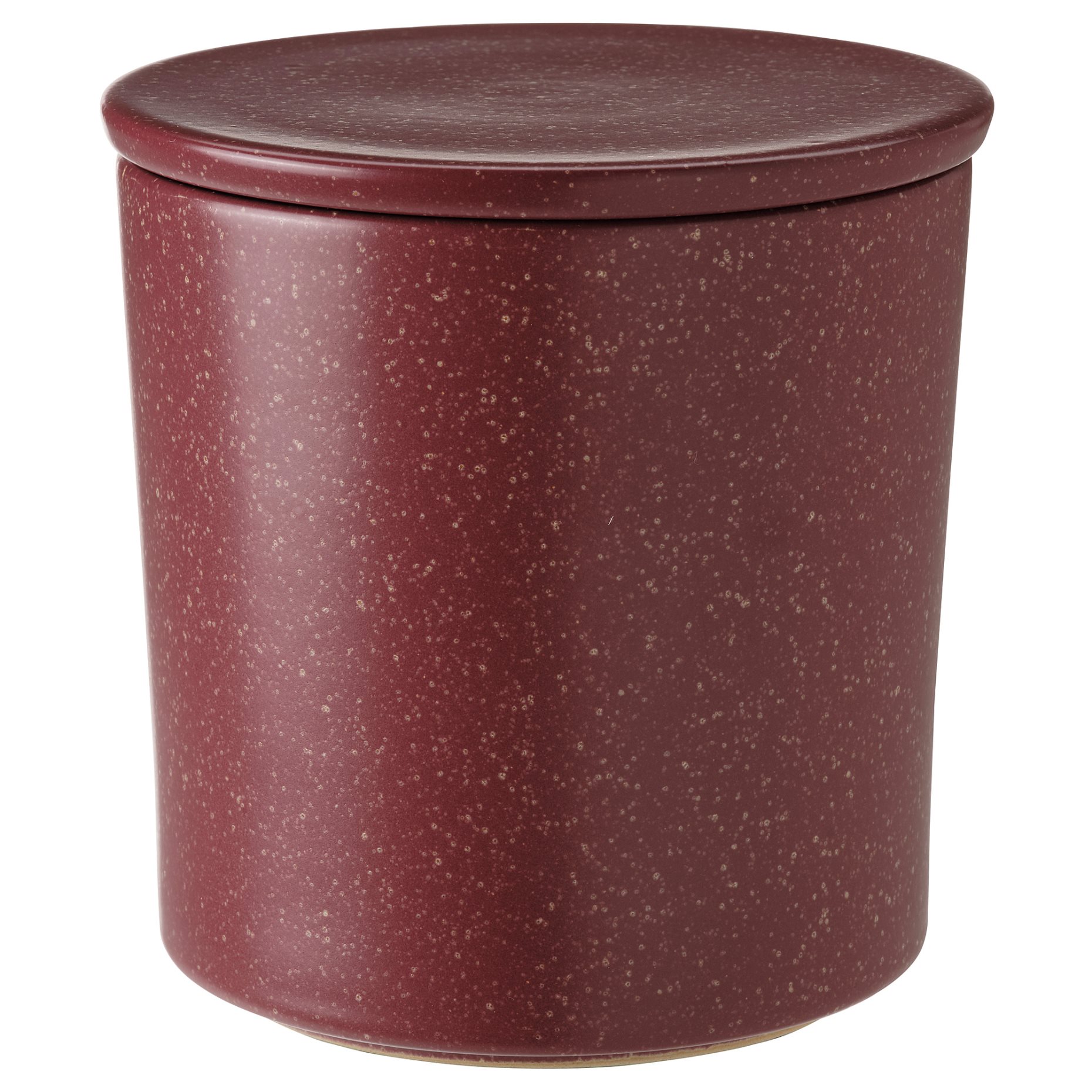 STÖRTSKÖN, scented candle in ceramic jar with lid/Berries, 60 hr, 105.024.59