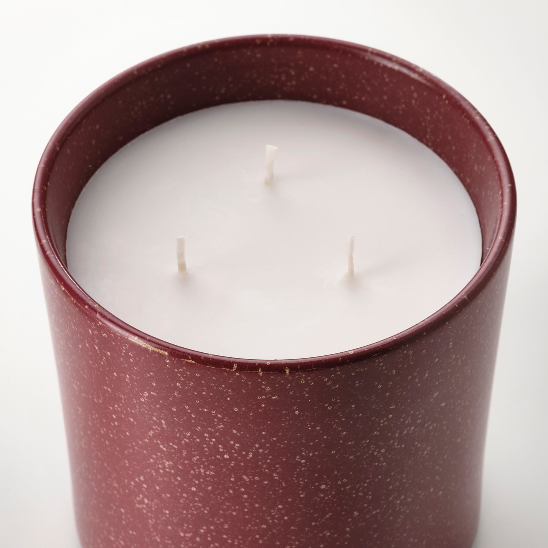 STÖRTSKÖN, αρωματικό κερί σε κεραμικό βάζο με καπάκι/Μούρα, 60 ώρες, 105.024.59