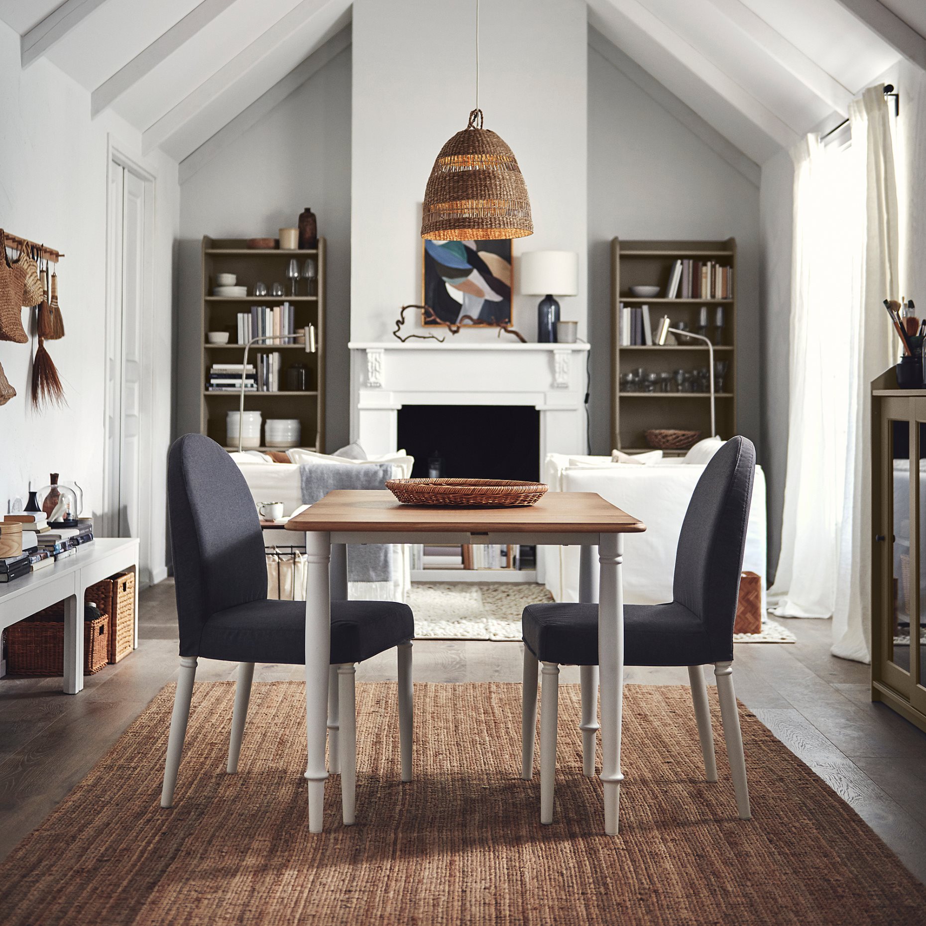 DANDERYD, drop-leaf table, 74/134x80 cm, 105.161.21