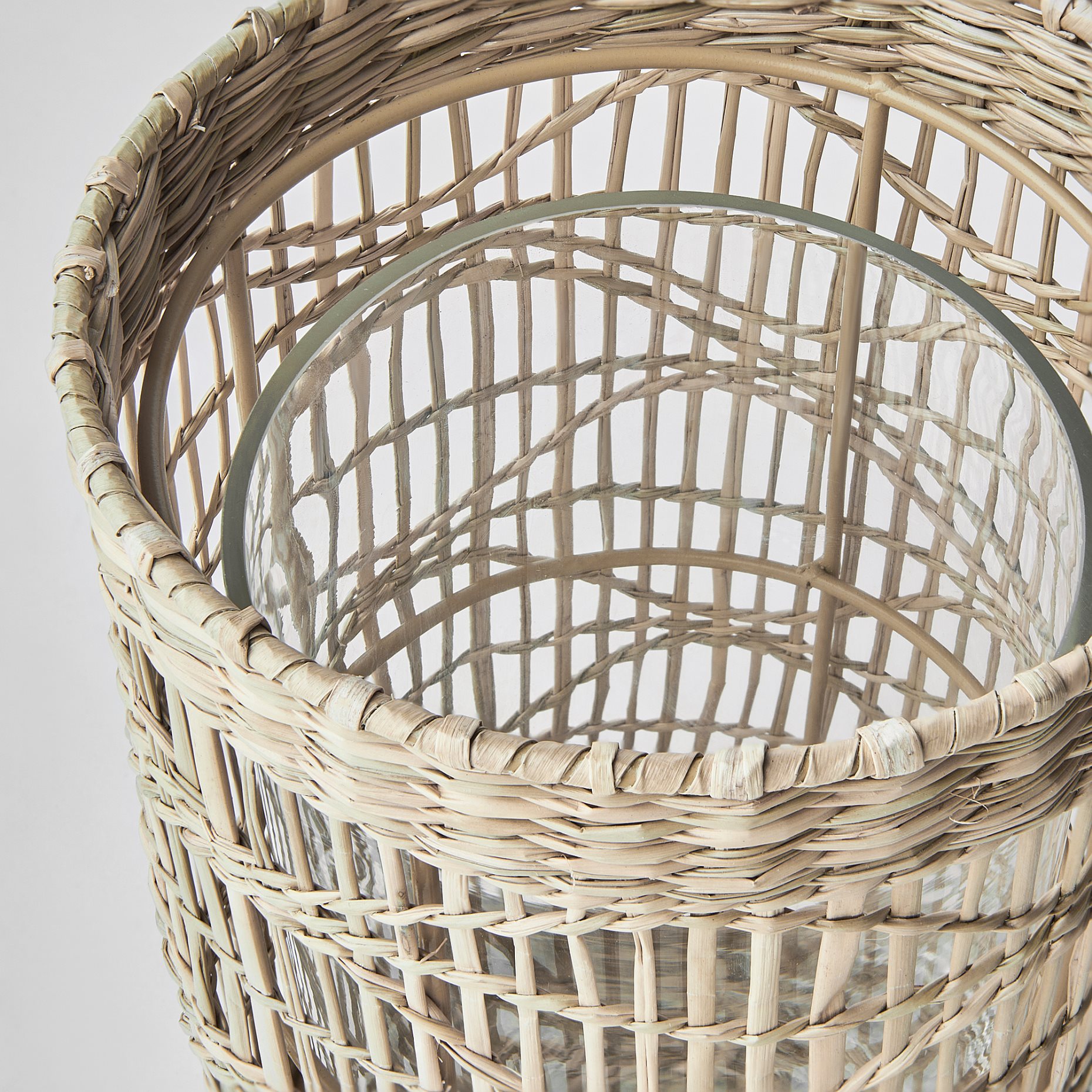 SLIPPRIG, lantern for block candle/handmade, 105.165.26