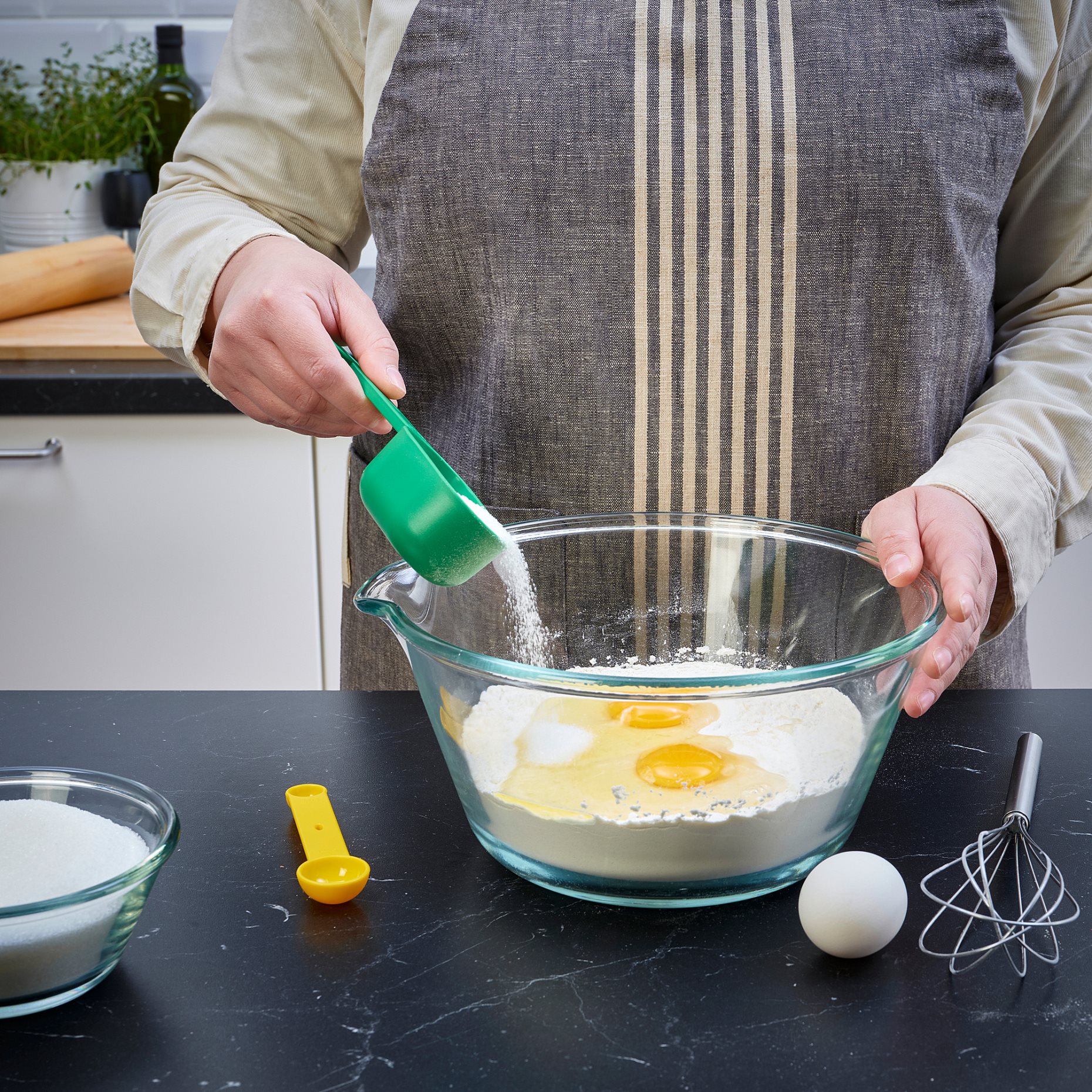 UPPFYLLD, measuring cup, set of 2, 105.219.62