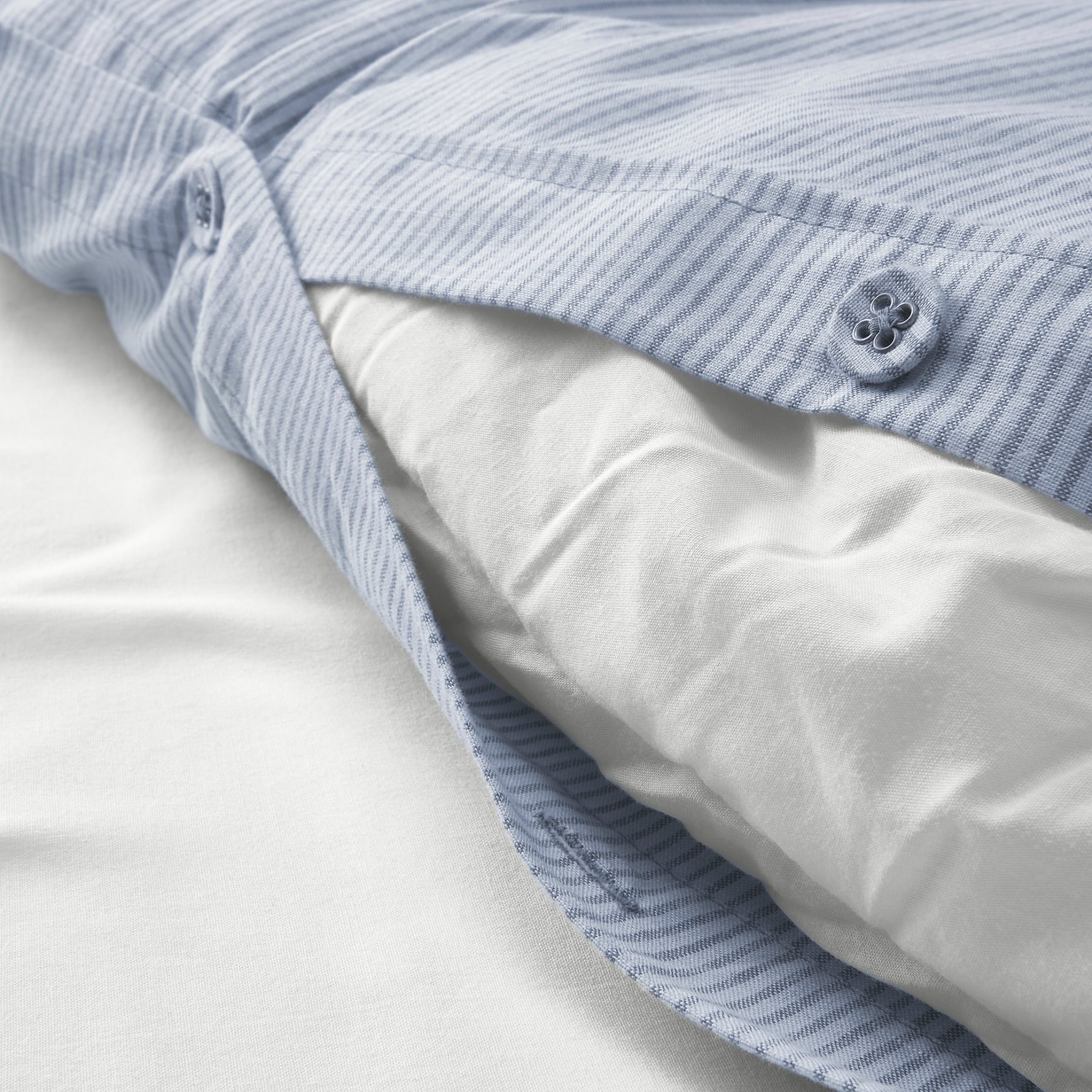 BERGPALM, duvet cover and pillowcase/striped, 150x200/50x60 cm, 105.226.31