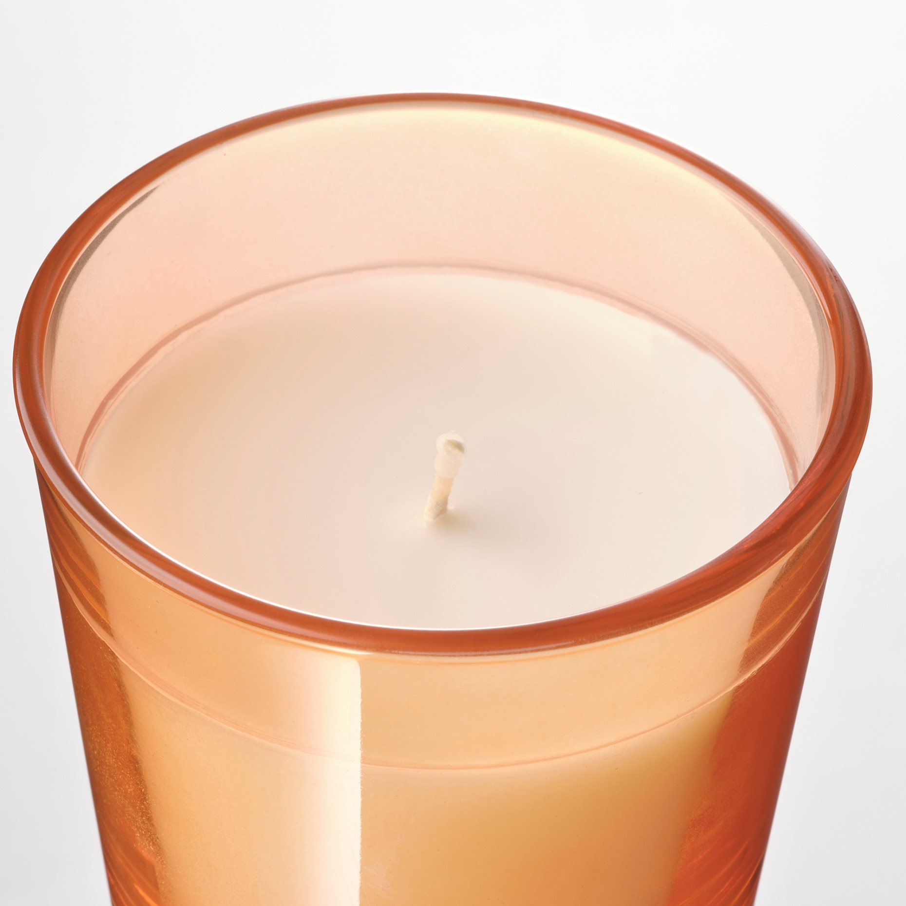 ASPSKOG, scented candle in glass with lid/Spiced pumpkin, 25 hr, 105.272.09