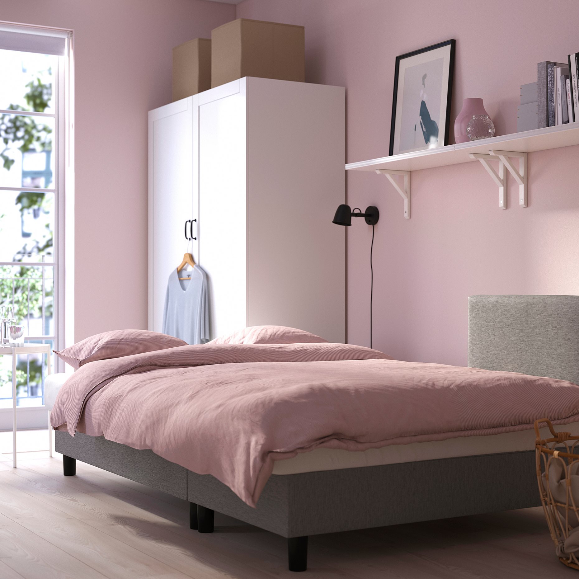 ÄLVDALEN, 3-seat sofa-bed with chaise longue, 105.306.69