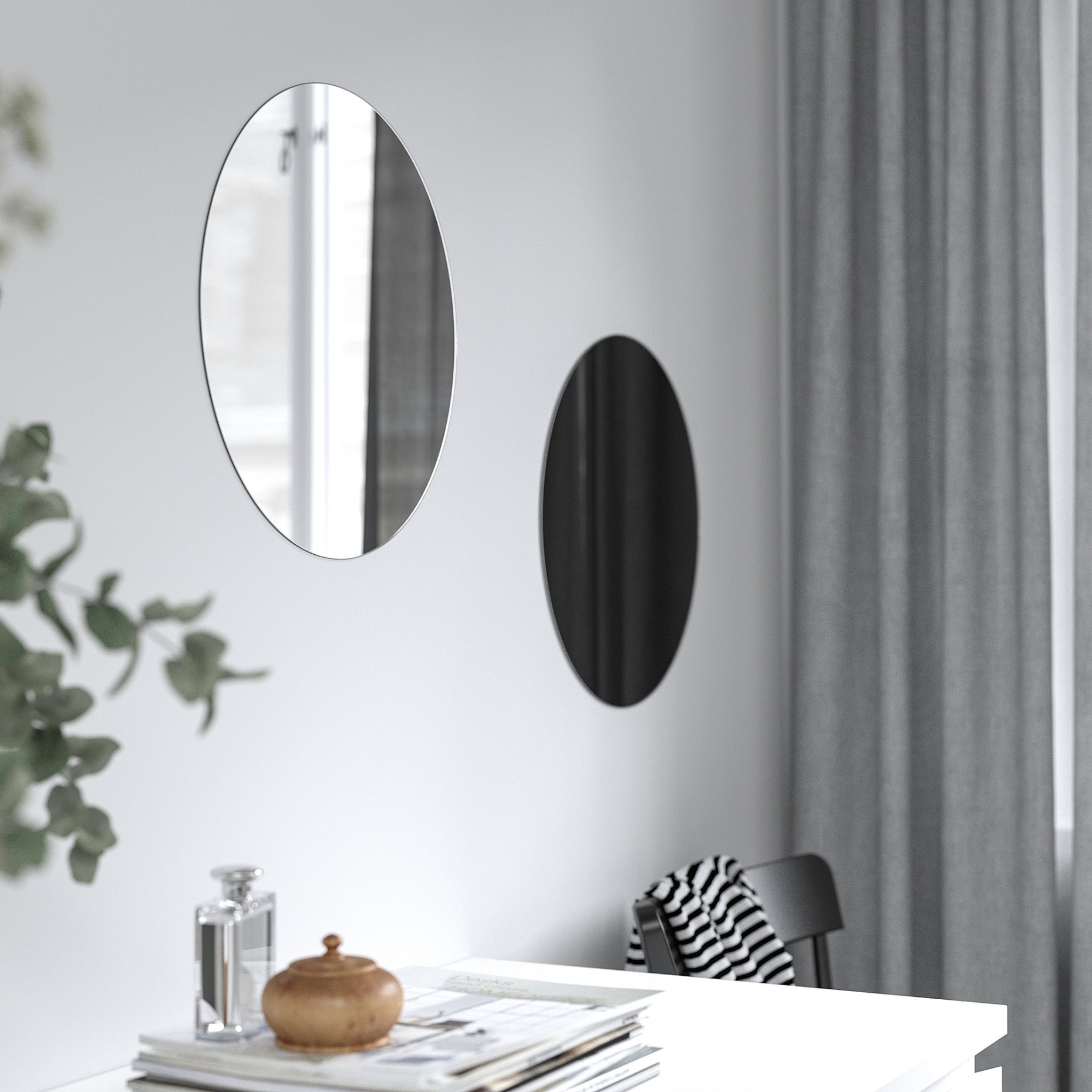 BLÅSER, mirror, 38 cm, 105.343.37