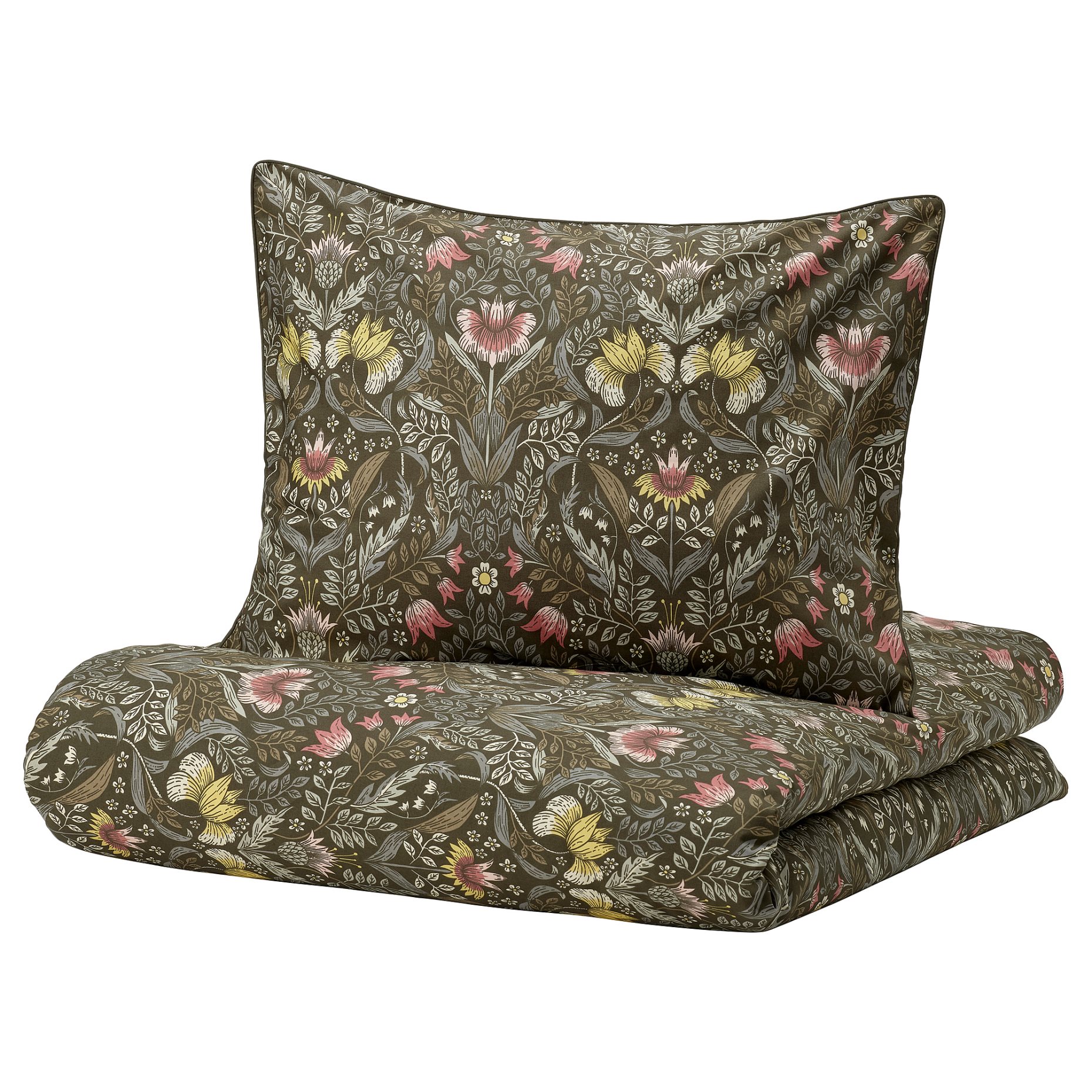 KÄRRDUNÖRT, παπλωματοθήκη και μαξιλαροθήκη, 150x200/50x60 cm, 105.363.22