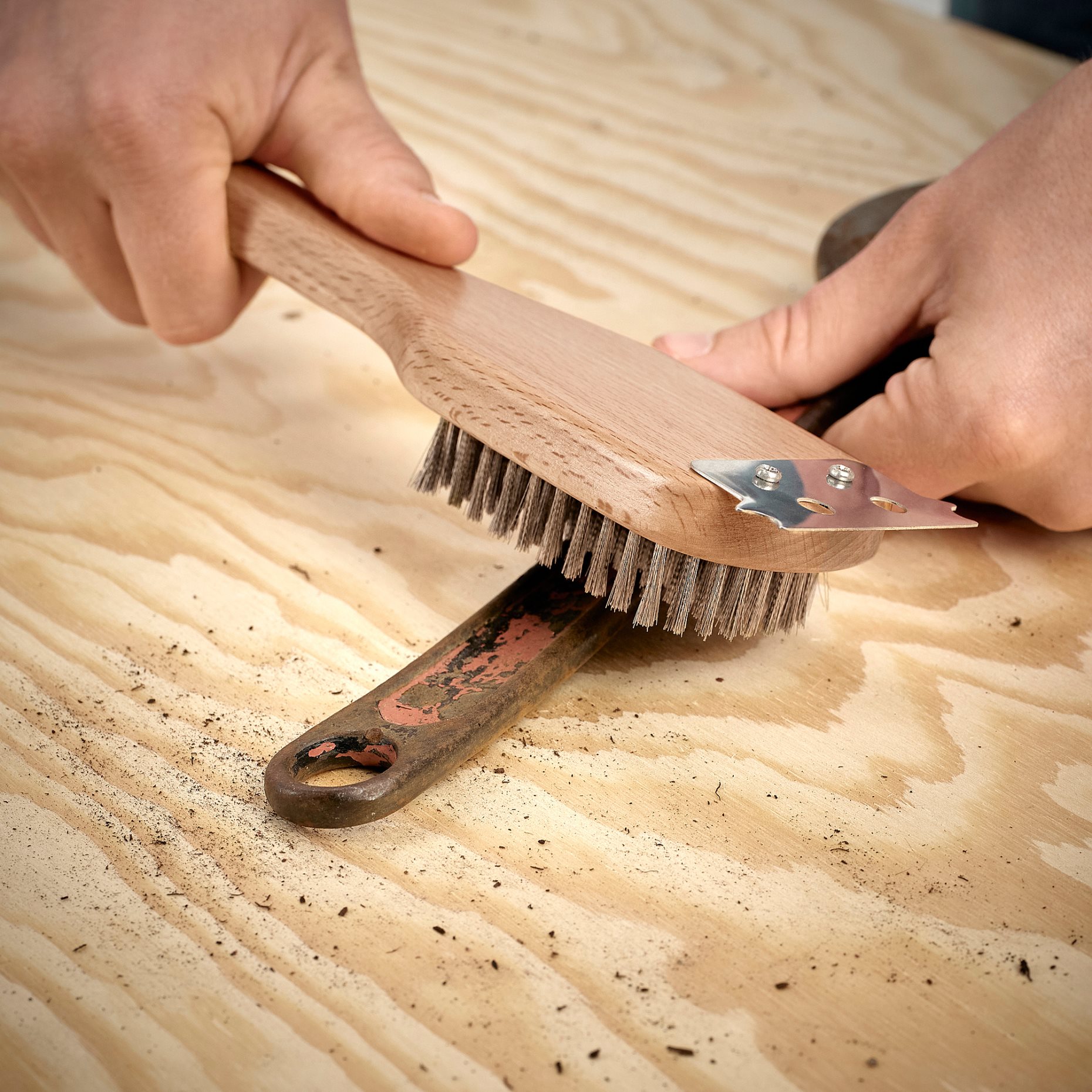 GRILLTIDER, barbecue grill cleaning brush, 42 cm, 105.422.76