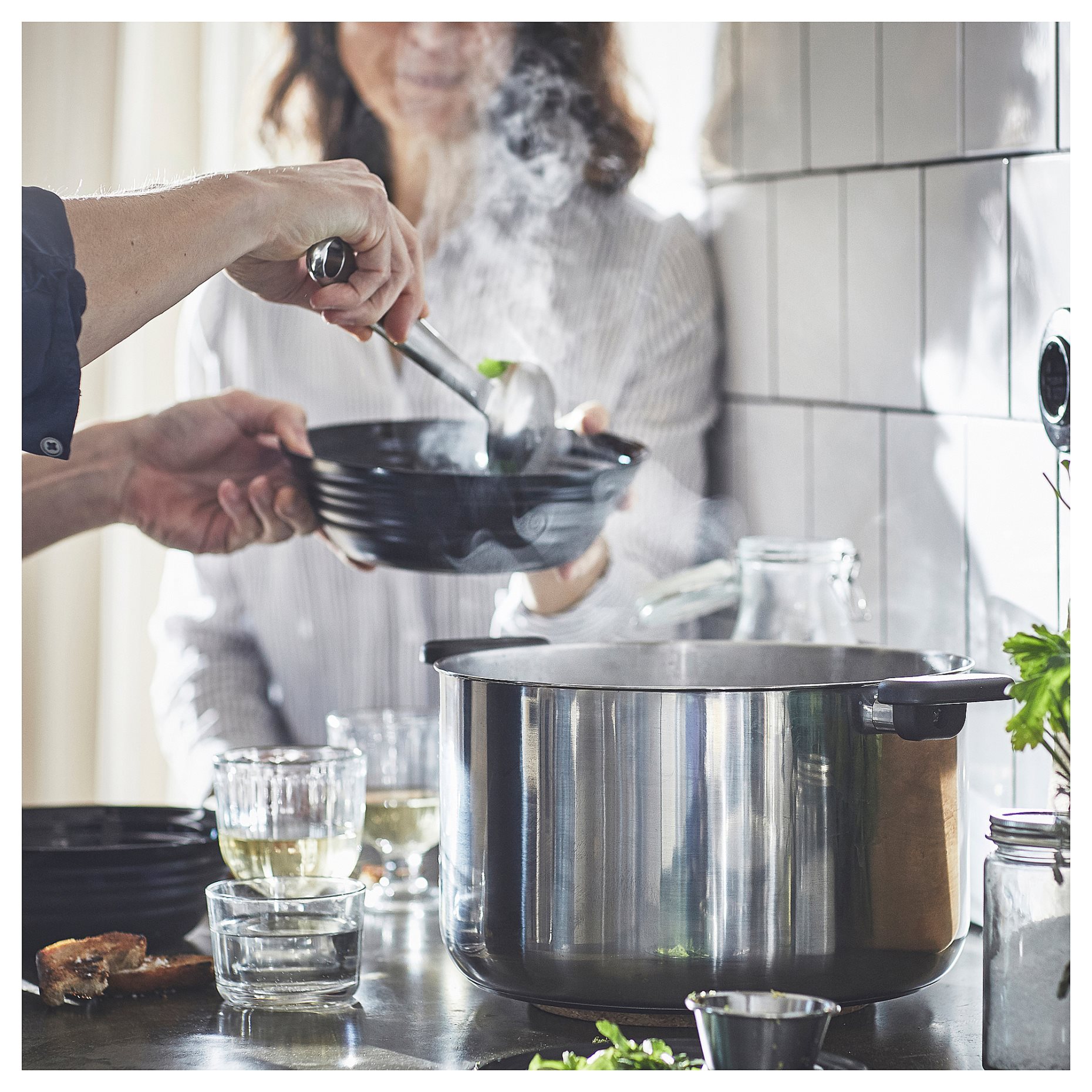 MIDDAGSMAT, κατσαρόλα με καπάκι, 10 l, 105.452.32