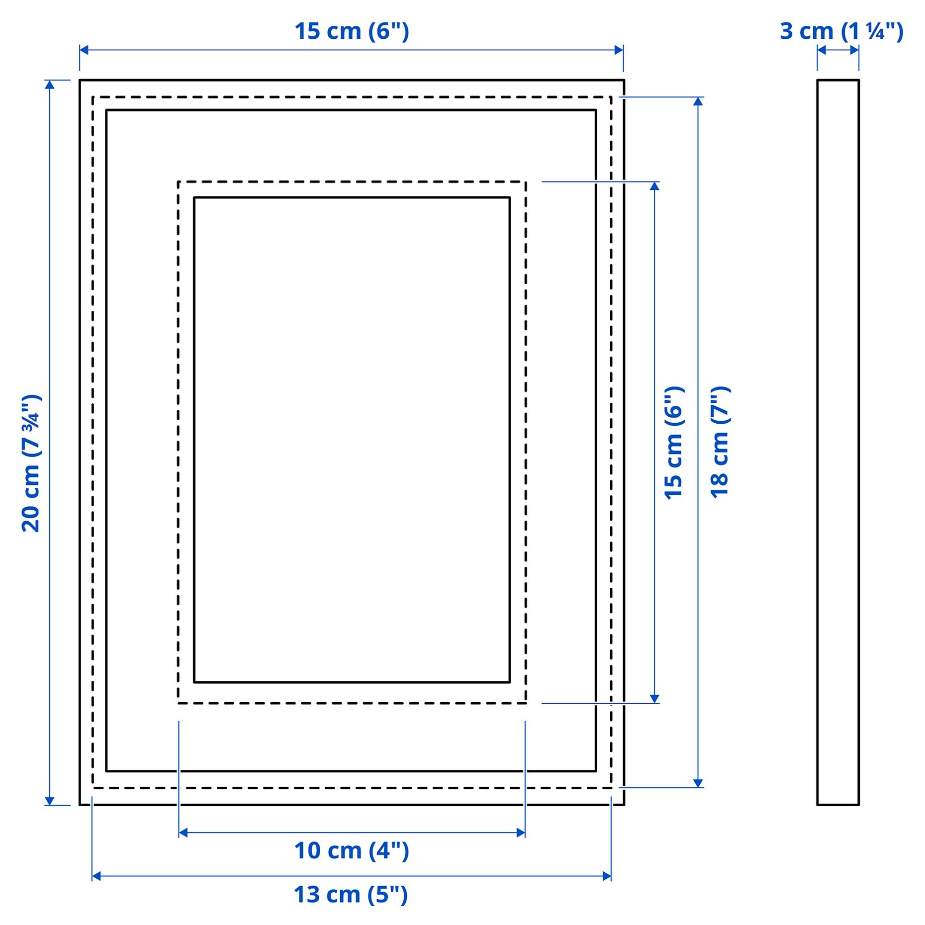 RODALM, κορνίζα, 13x18 cm, 105.488.67