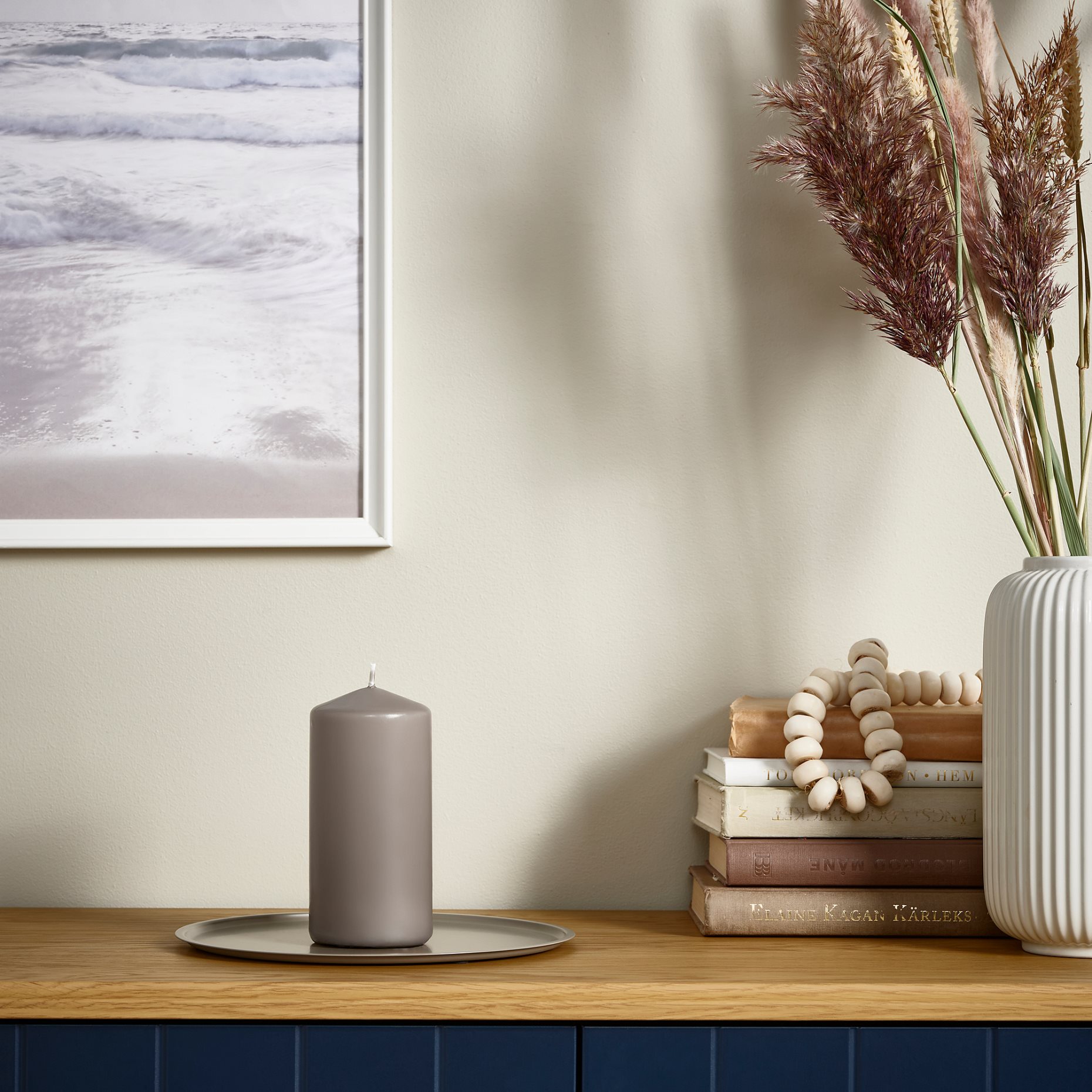 DAGLIGEN, unscented pillar candle, 14 cm, 105.517.13