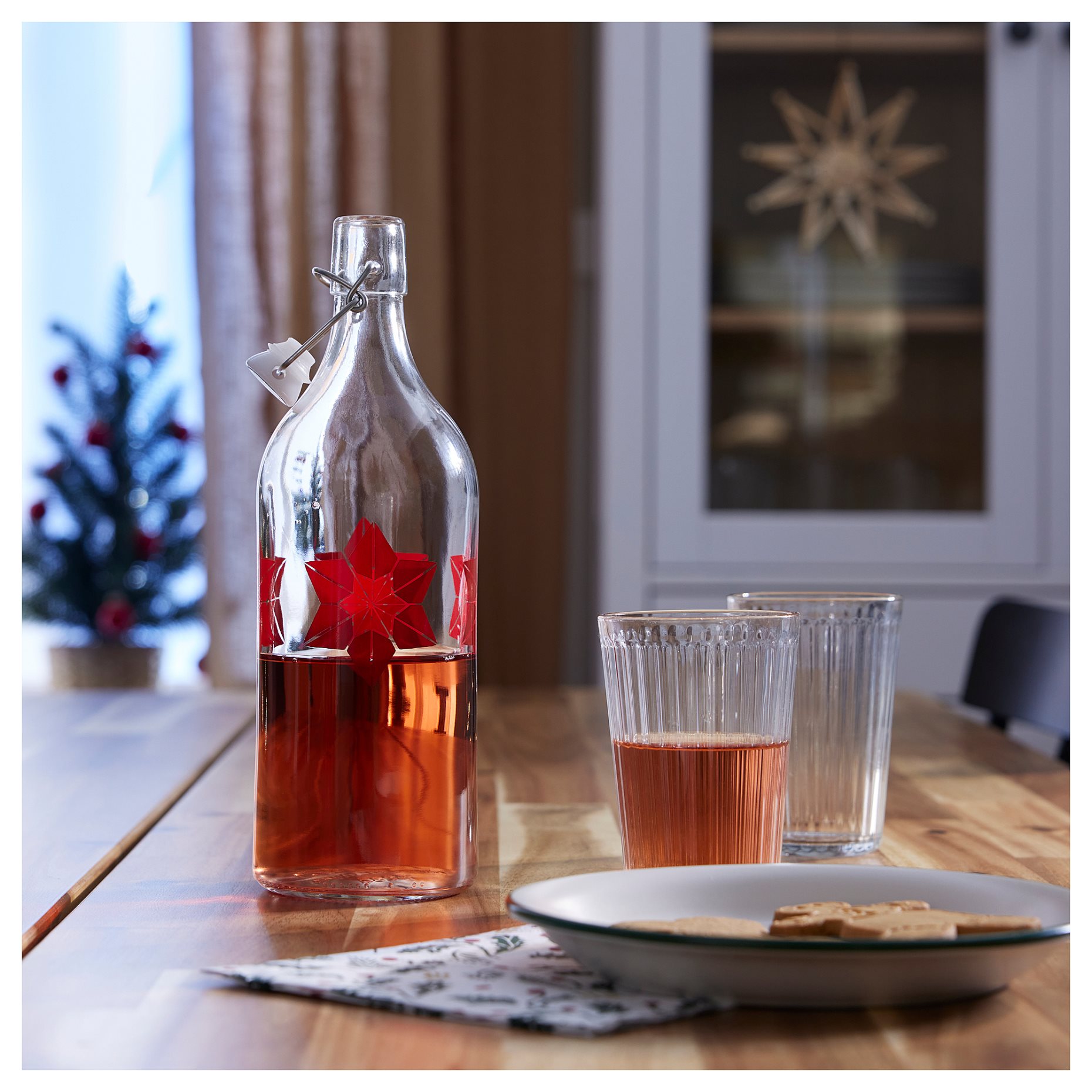 VINTERFINT, μπουκάλι με πώμα/μοτίβο λουλουδιών , 1 l, 105.561.31