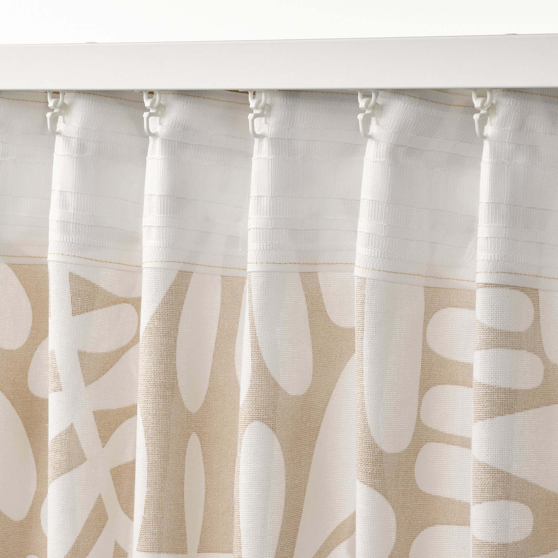 MAJSMOTT, curtains 1 pair, 145x300 cm, 105.565.03