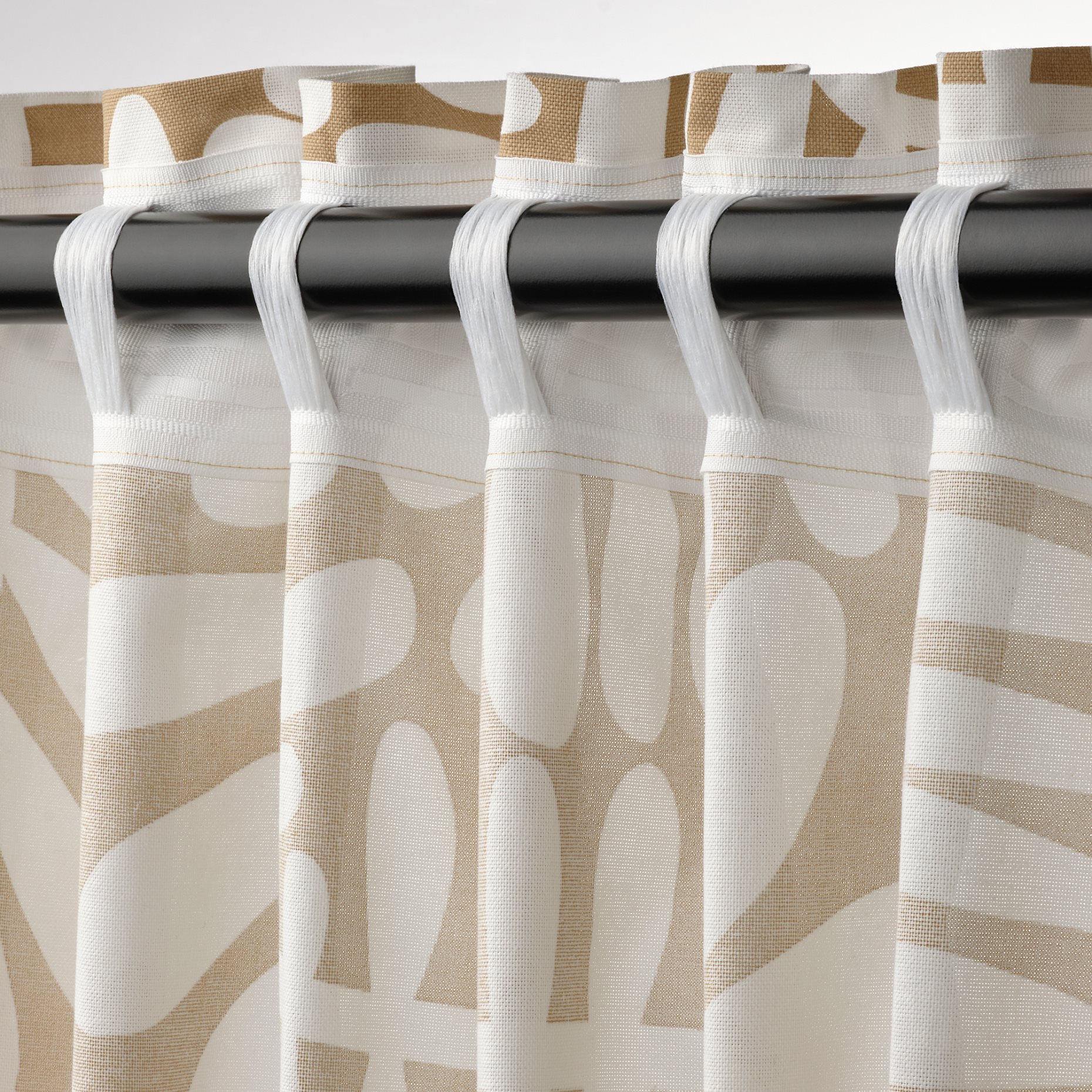 MAJSMOTT, curtains 1 pair, 145x300 cm, 105.565.03