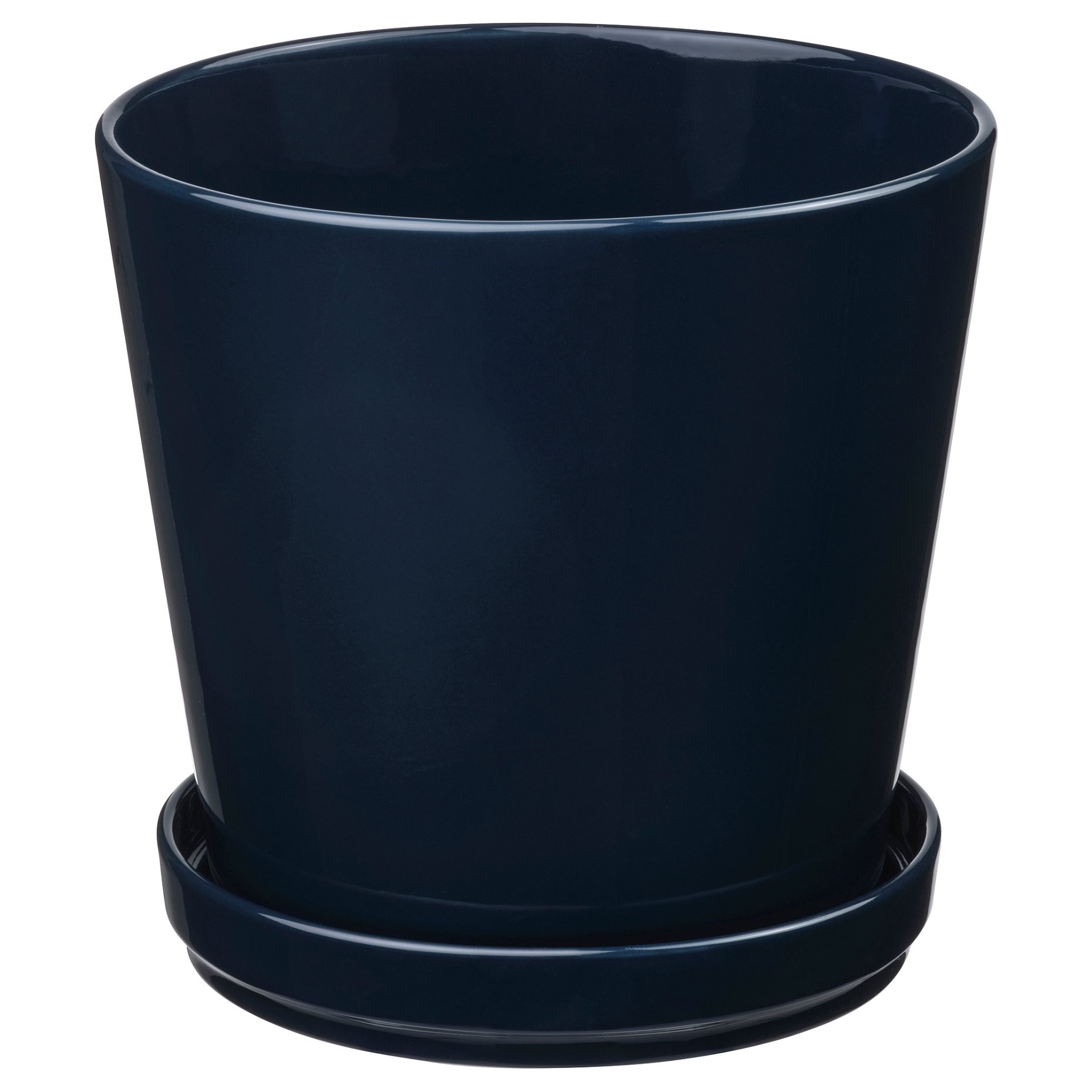 KLOTLÖNN, plant pot with saucer/in/outdoor, 19 cm, 105.840.68