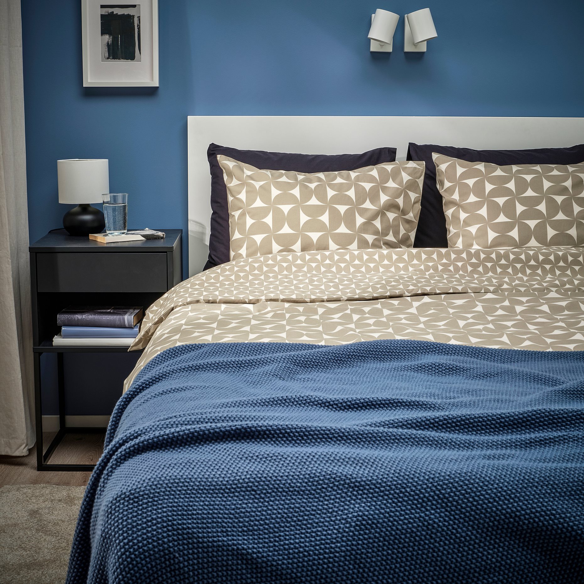 ÄNGSNEJLIKA, παπλωματοθήκη και μαξιλαροθήκη, 150x200/50x60 cm, 105.853.22