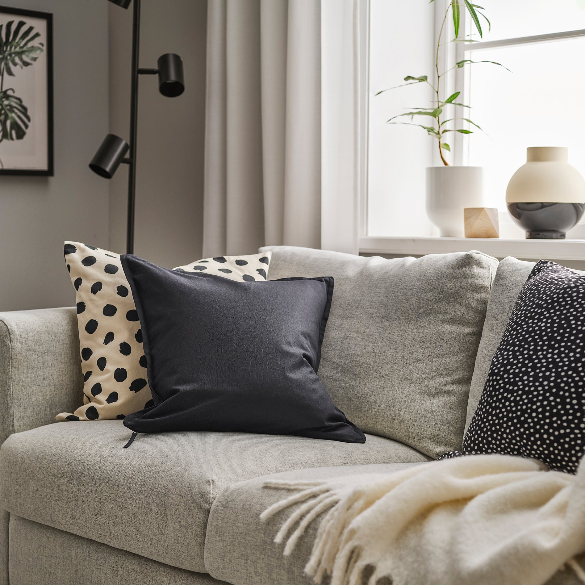 GURLI, κάλυμμα μαξιλαριού, 50x50 cm, 105.987.63