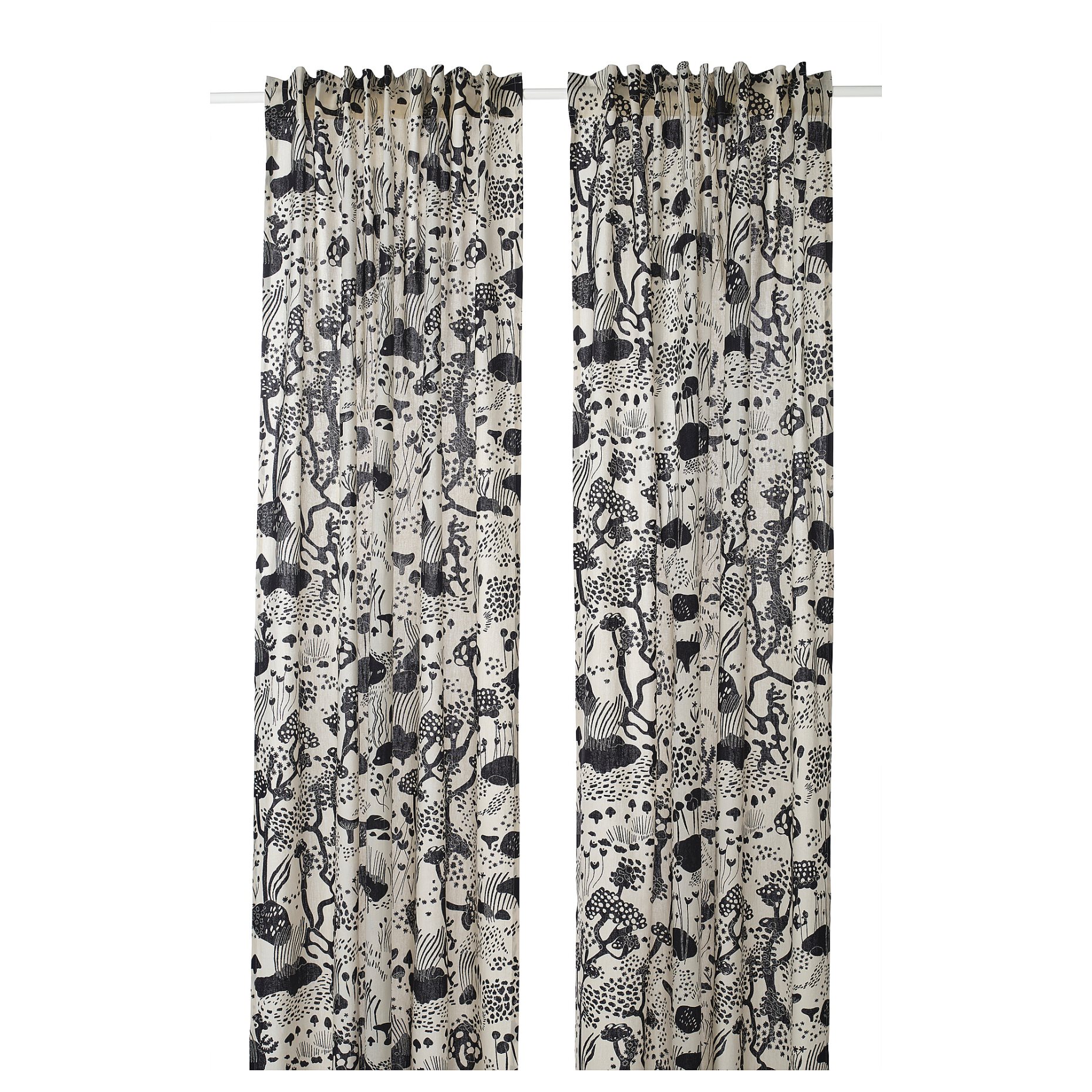 STOCKHOLM 2025, curtains with heading tape/1 pair, 145x300 cm, 106.010.96