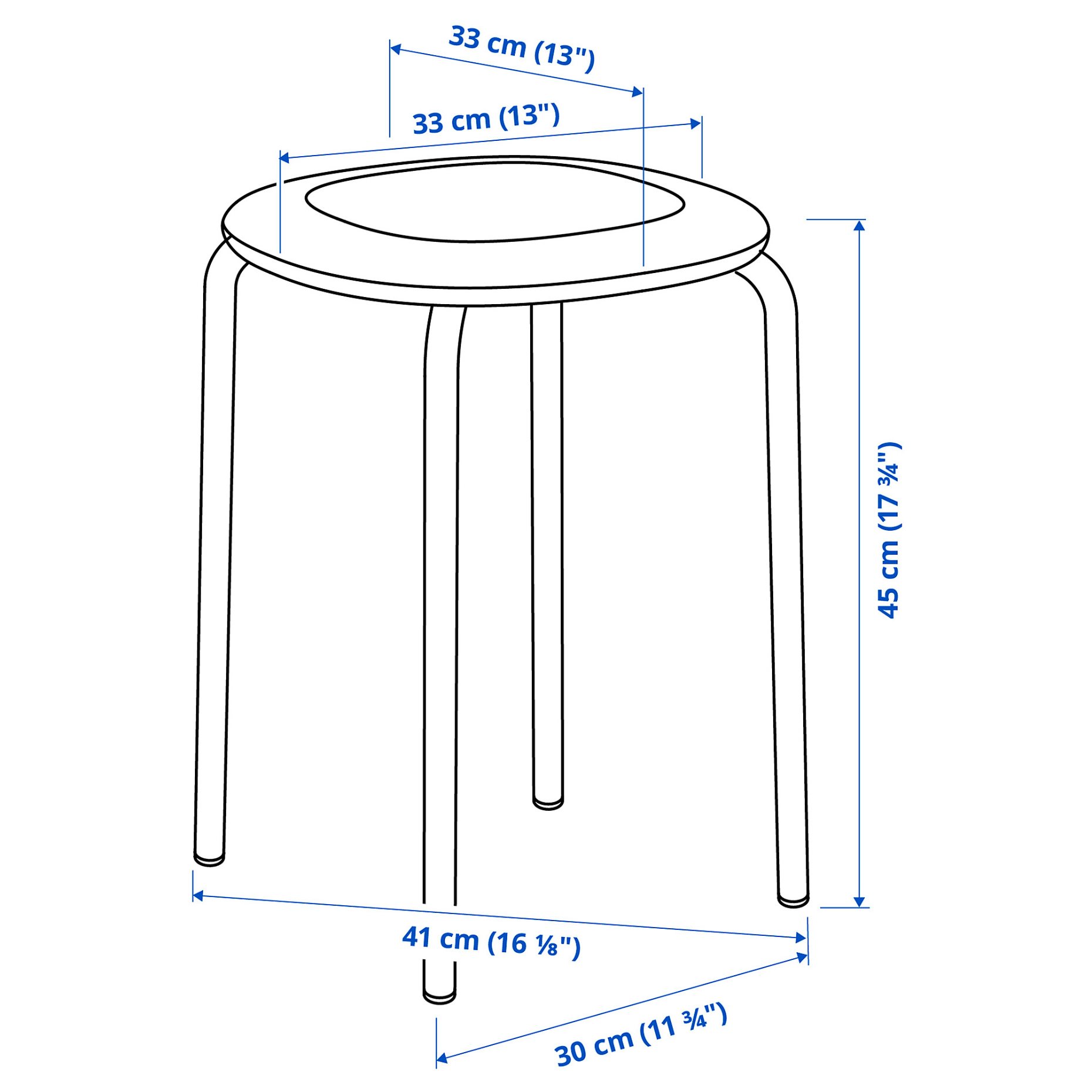 GULTARP, stool, 106.013.84
