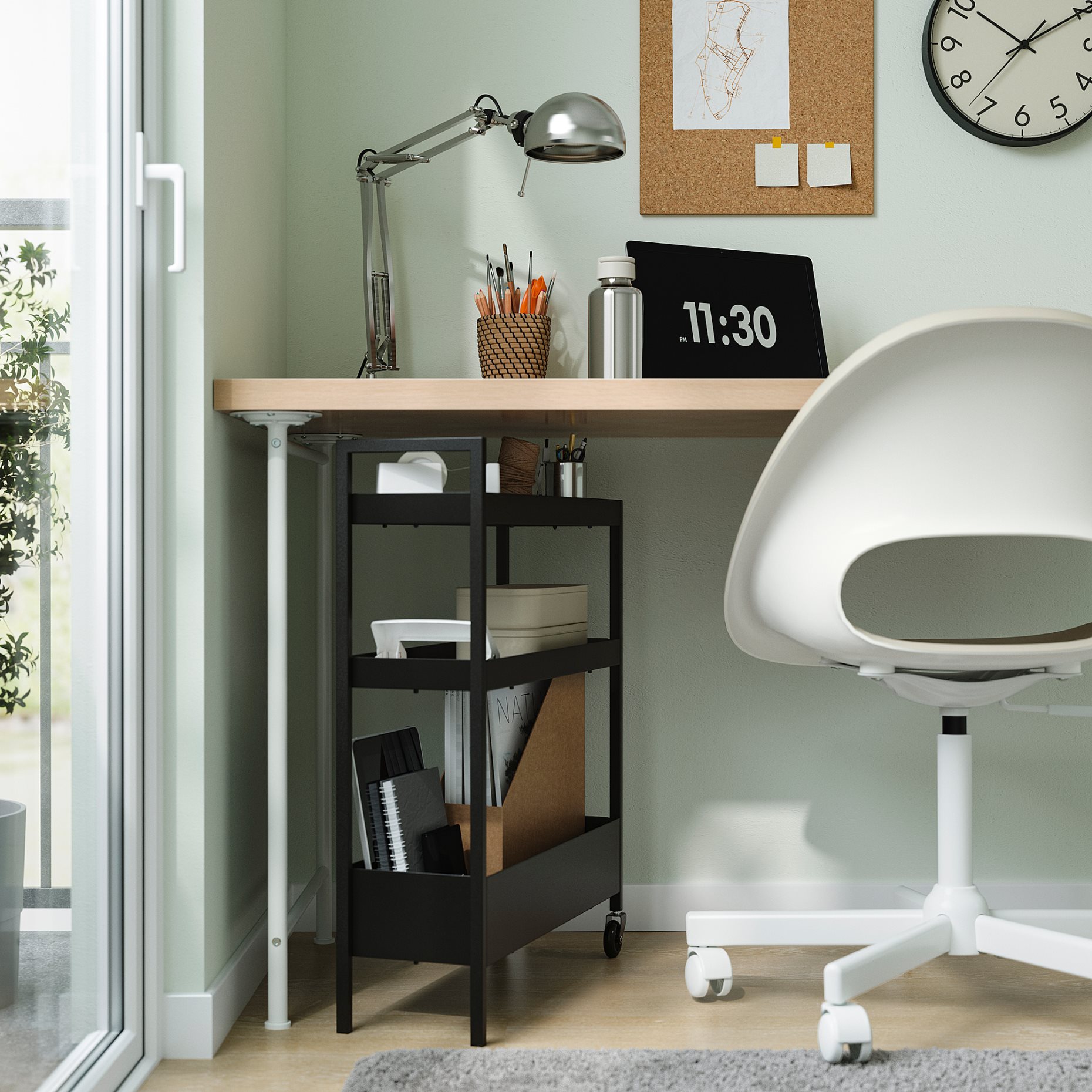 NISSAFORS, τρόλεϊ, 50.5x19x67 cm, 106.029.82