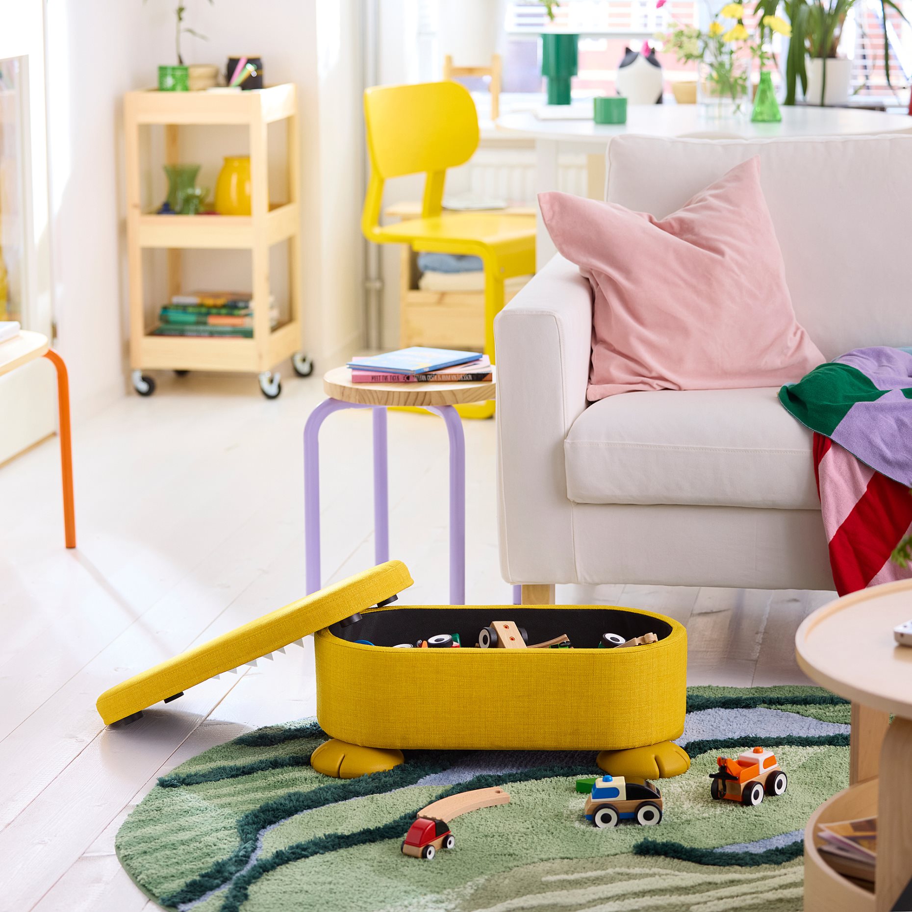 GREJSIMOJS, pouffe with storage, 106.031.80