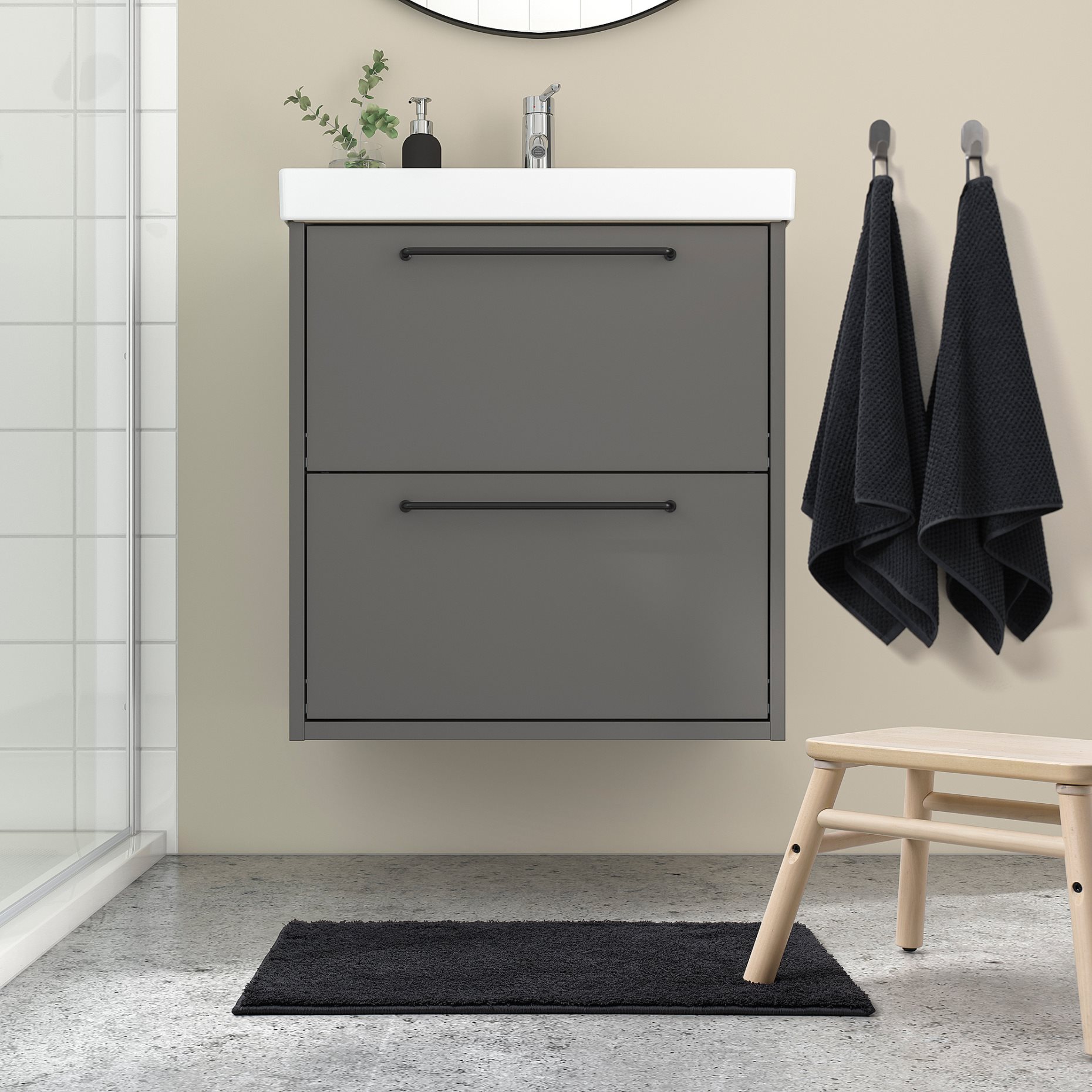 BACKMÅRA, bath mat, 40x60 cm, 106.055.94