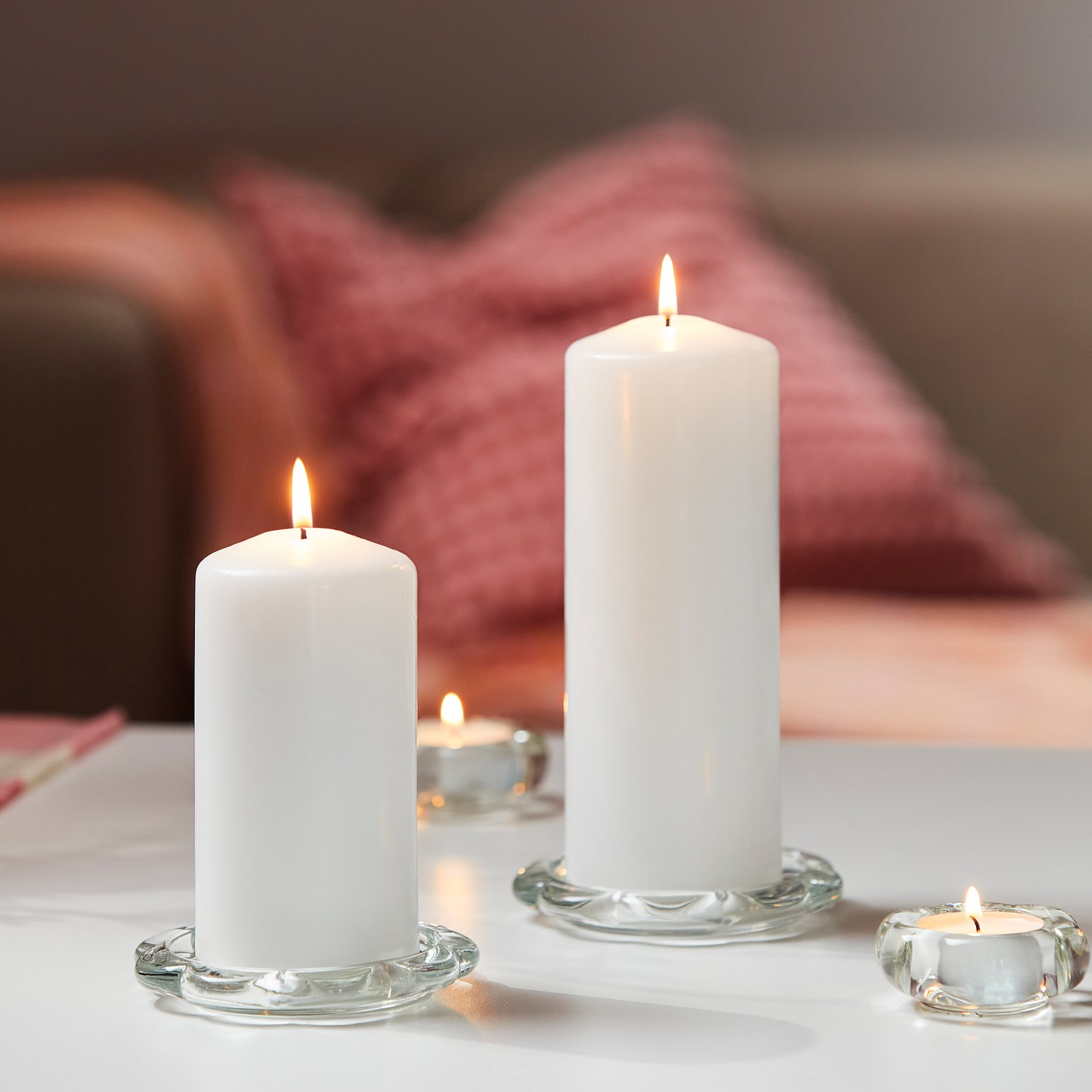 BLADFÅGEL, candle dish, 11 cm, 106.070.41