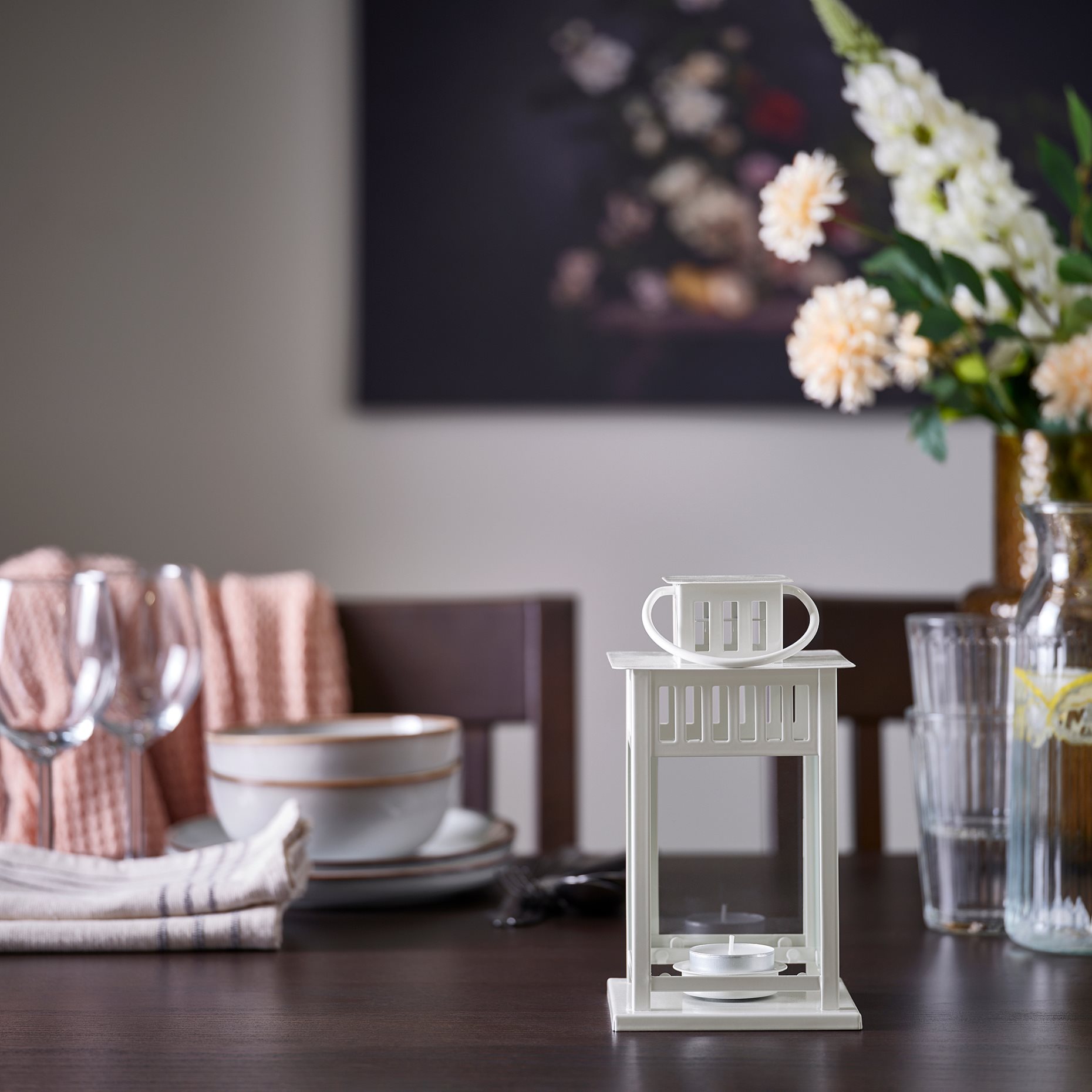 BORRBY, φαναράκι για κερί ρεσό εσωτ./εξωτ. χώρου, 20 cm, 106.088.56