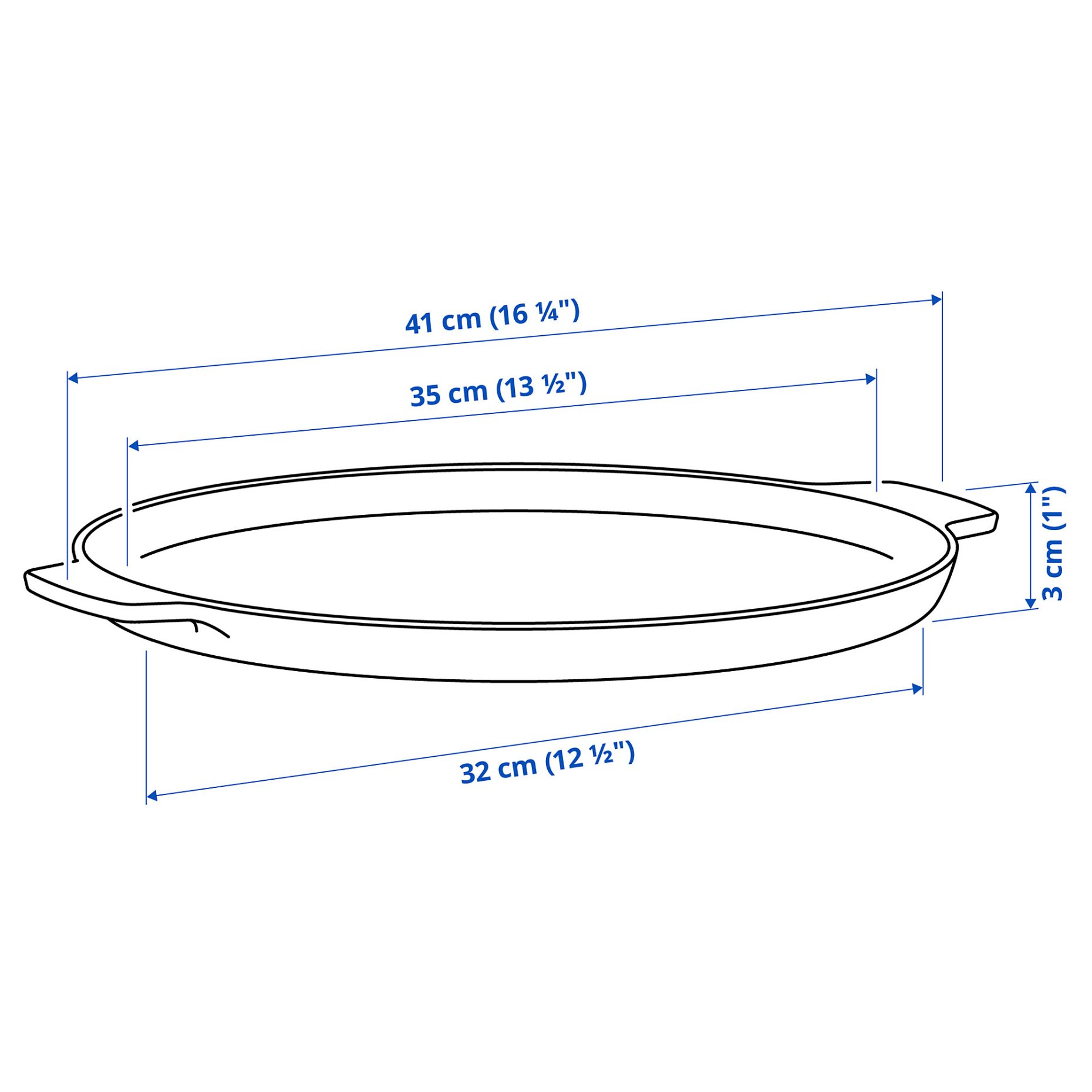 HAVSTULPAN, pizza pan, 35 cm, 106.190.20