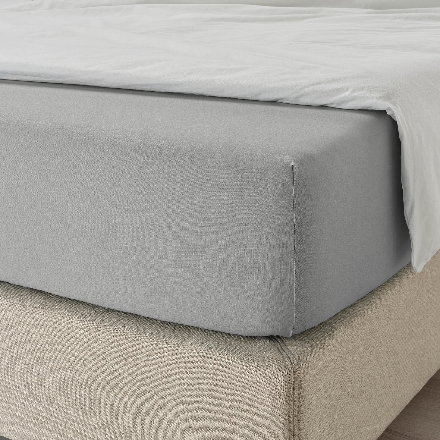 DVALA, fitted sheet, 140x200 cm, 106.212.40