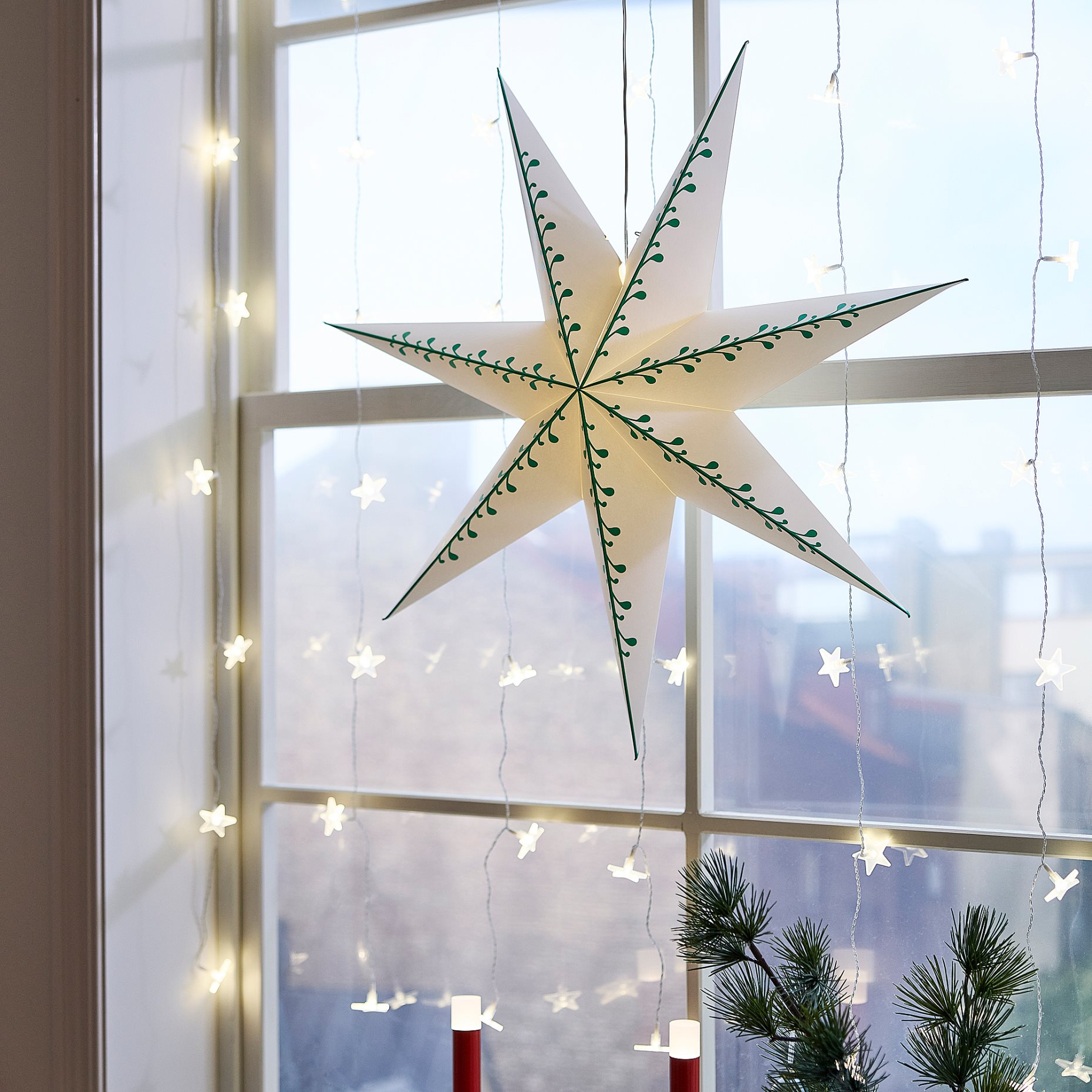 STRÅLA, lamp shade/star, 70 cm, 106.398.86