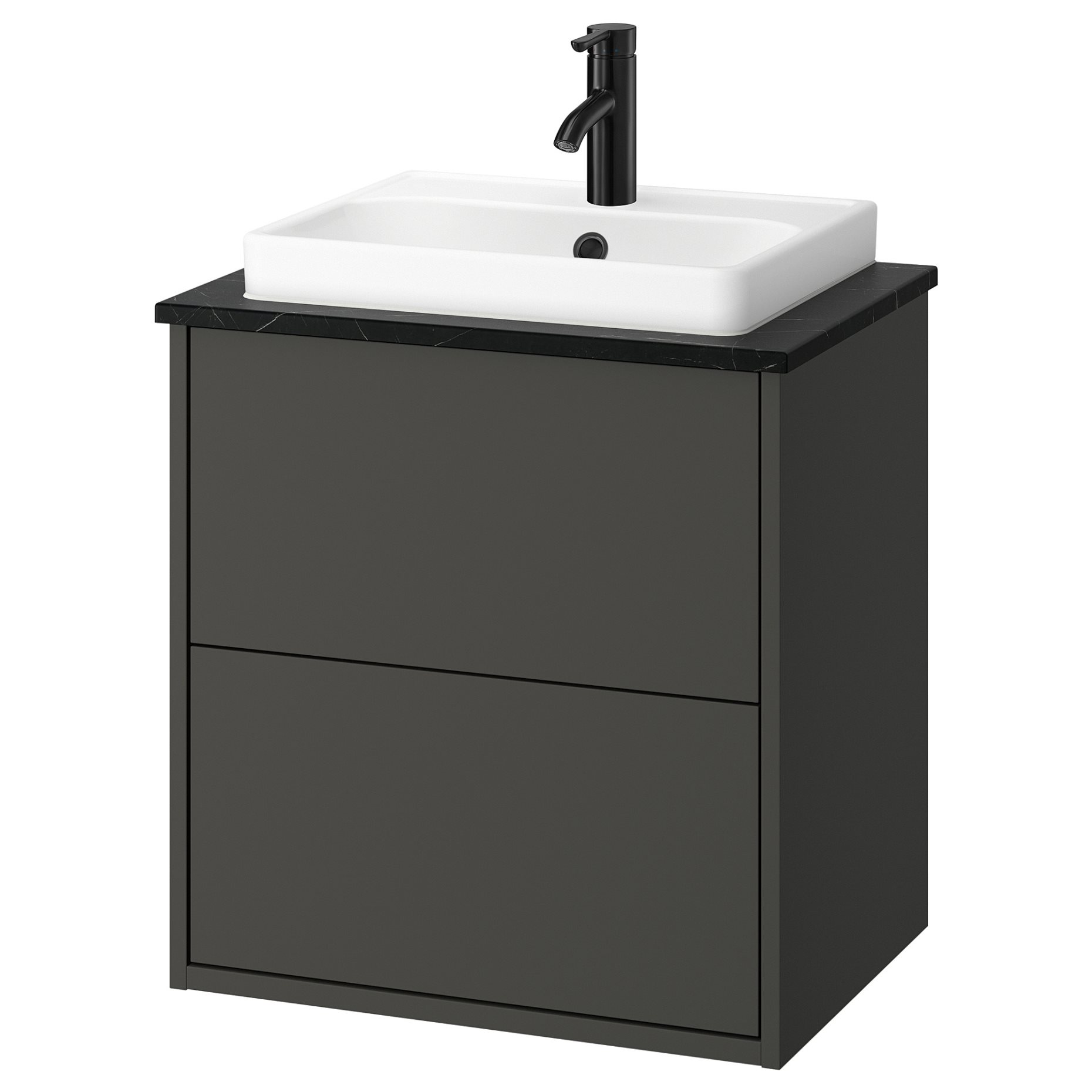 HAVBACK/ORRSJON, wash-stand with drawers/wash-basin/tap, 62x49x71 cm, 195.905.74