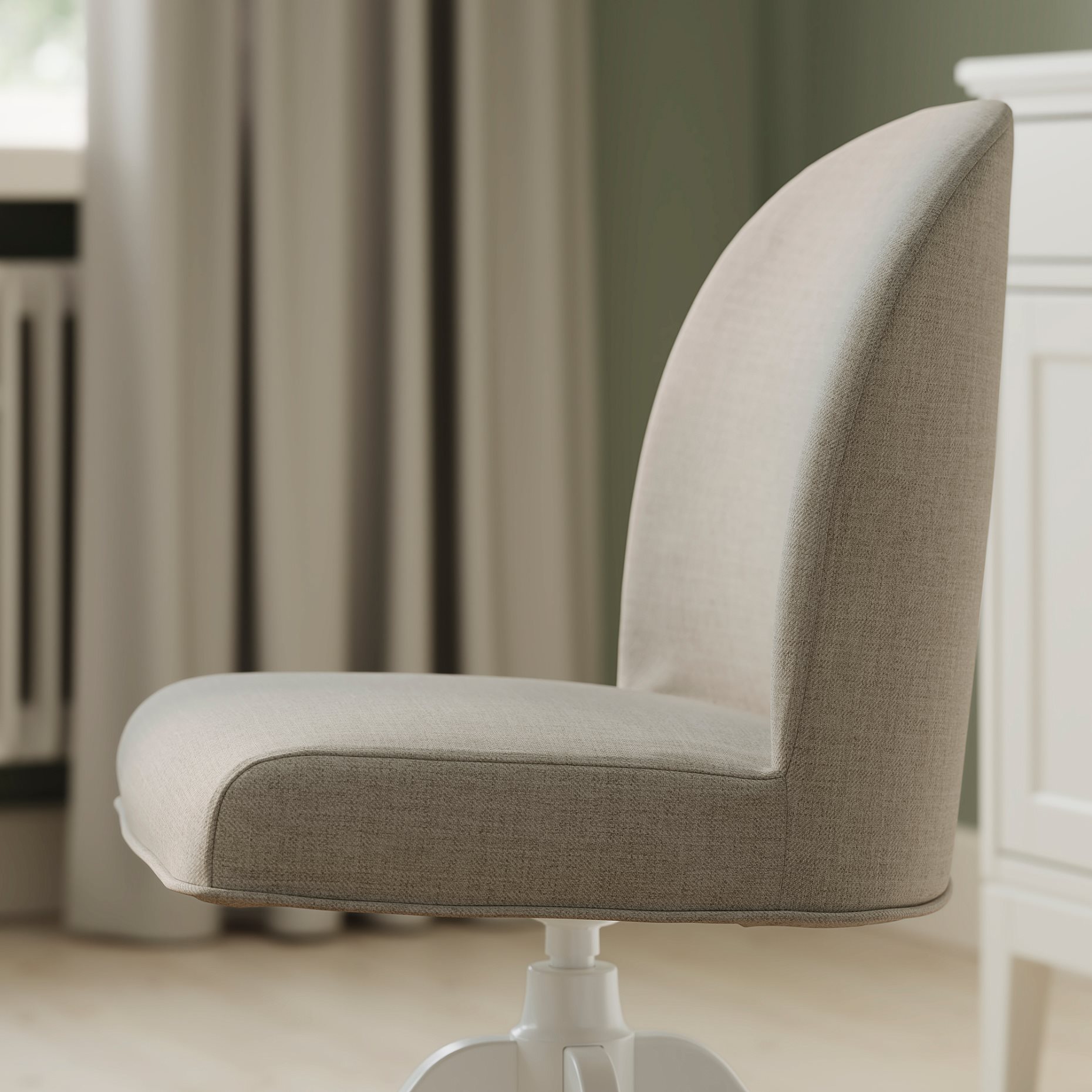 ROSENTORP, table and 4 chairs, 155/215x87 cm, 196.101.43