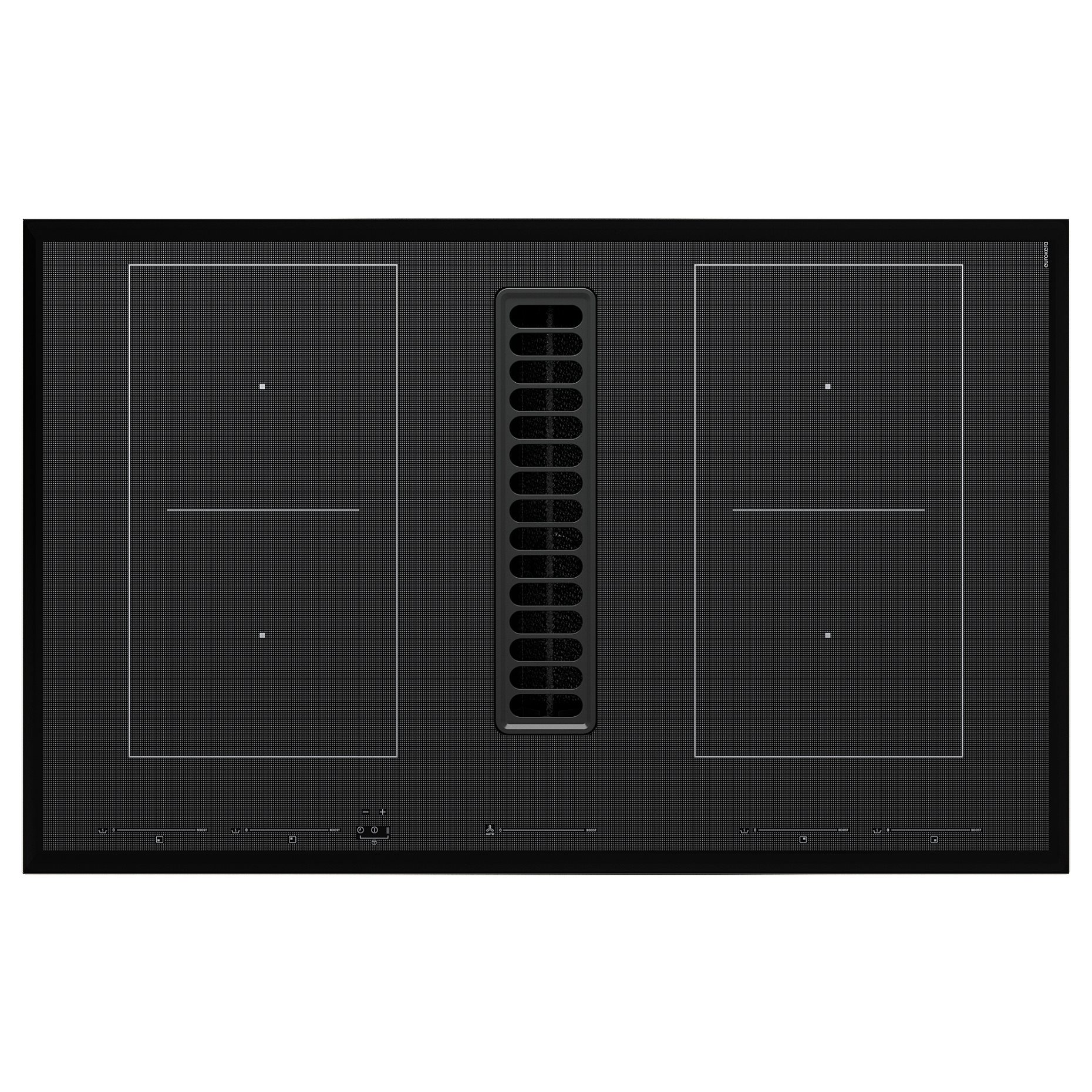 TÄCKNAN, induction hob/interior extractor with recirculation kit/IKEA 500, 83 cm, 196.125.14