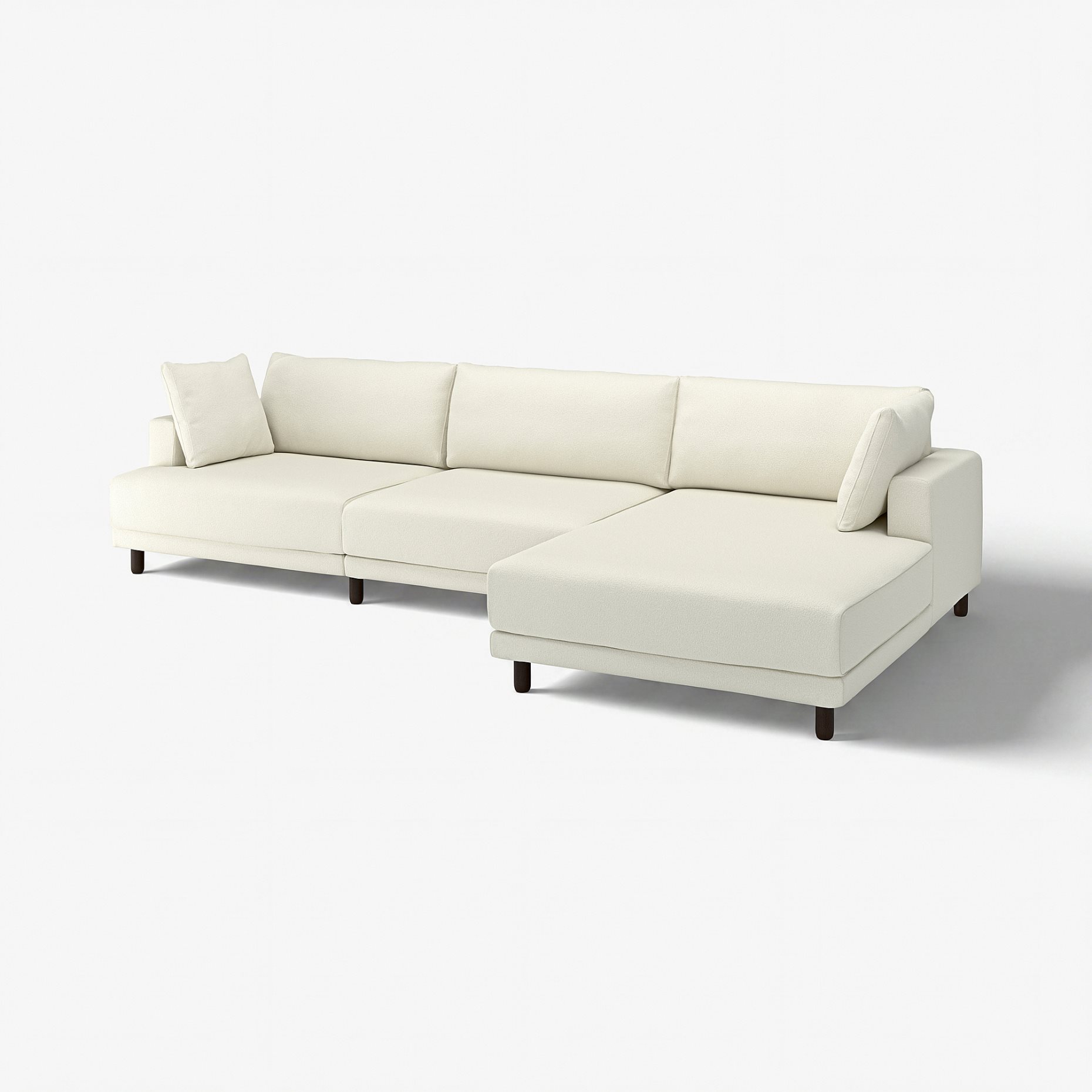 UPPÅKRA, 4,5-seat modular sofa with chaise longue, right, 196.141.36