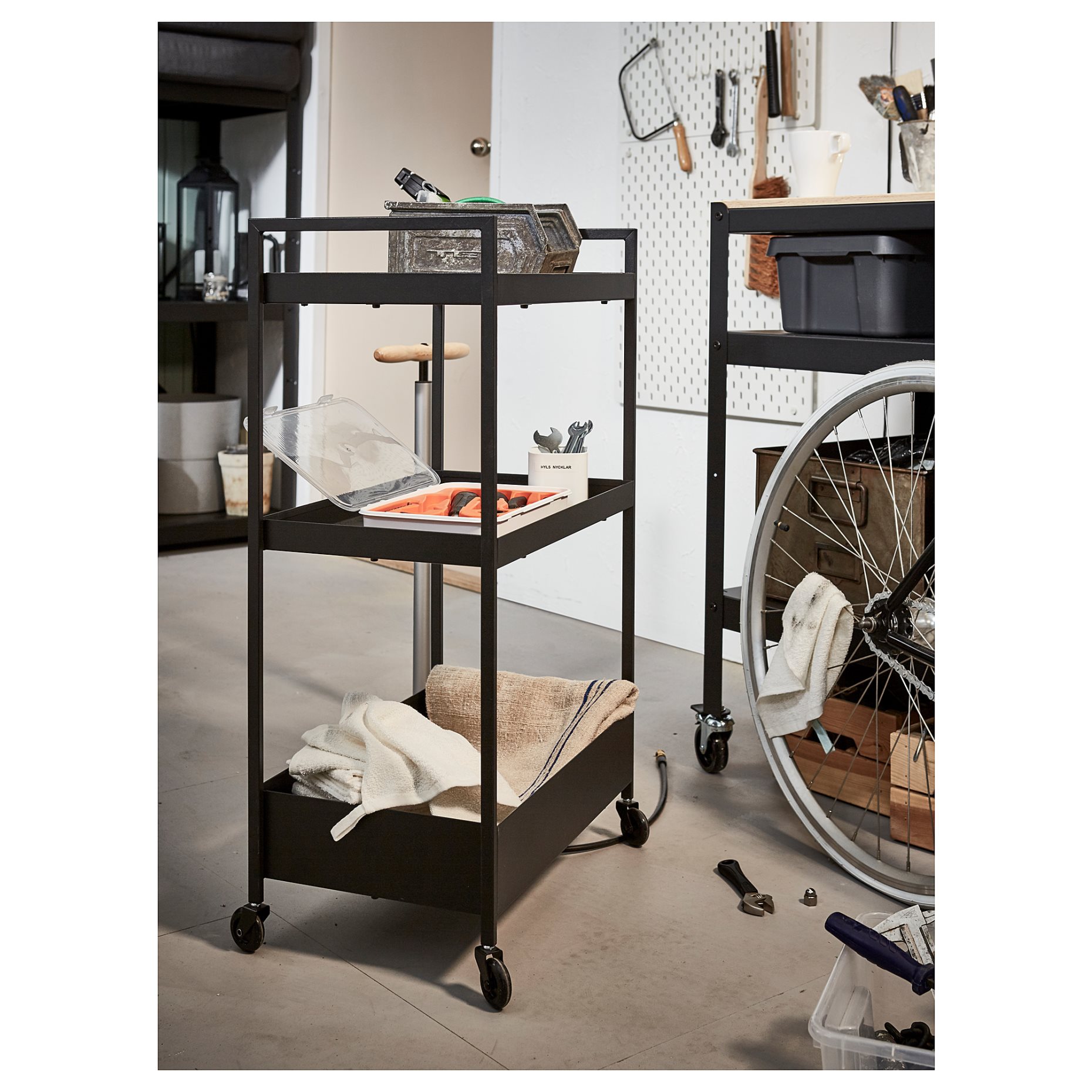 NISSAFORS, trolley, 50.5x30x83 cm, 203.997.77