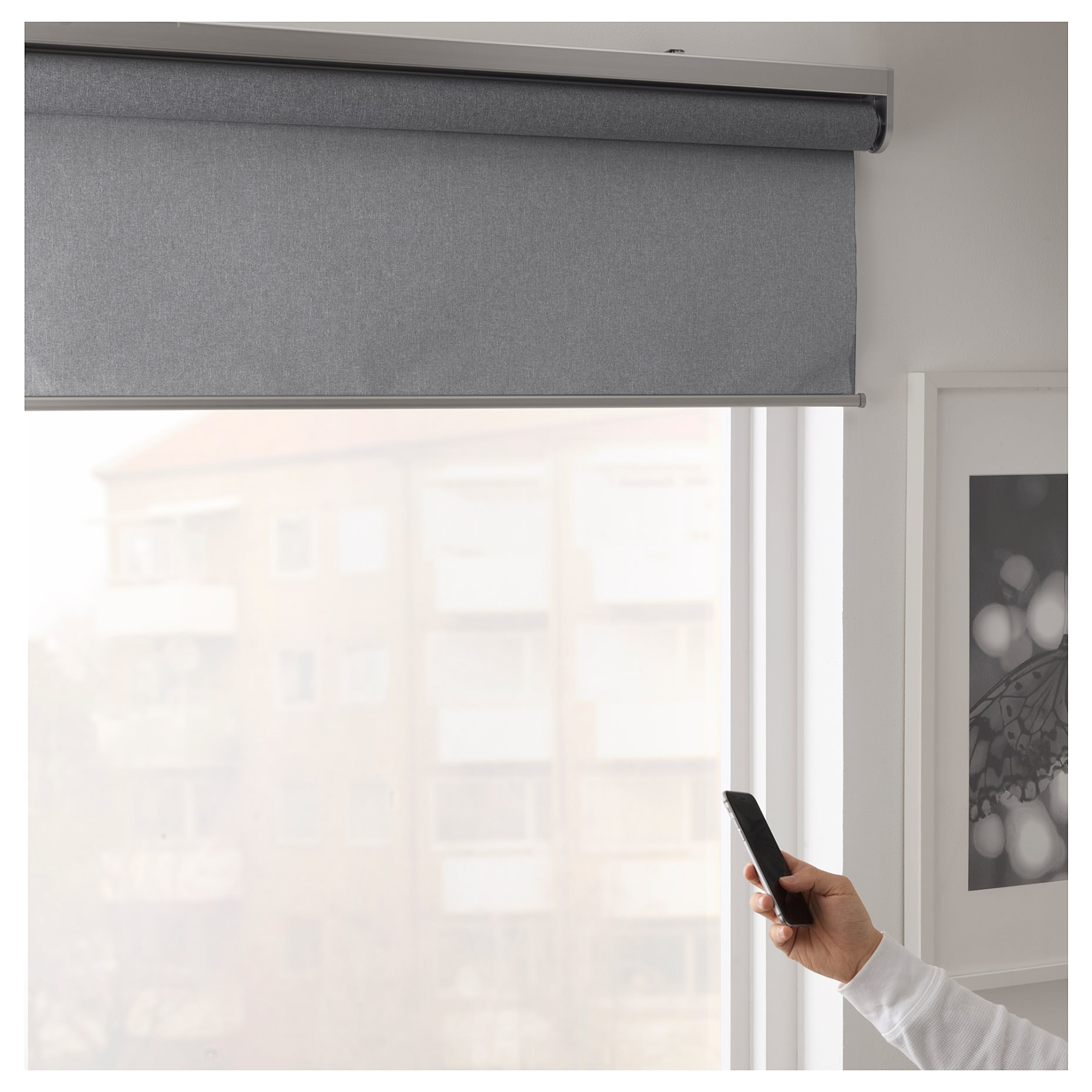 FYRTUR, block-out roller blind, wireless/battery-operated, 204.081.78