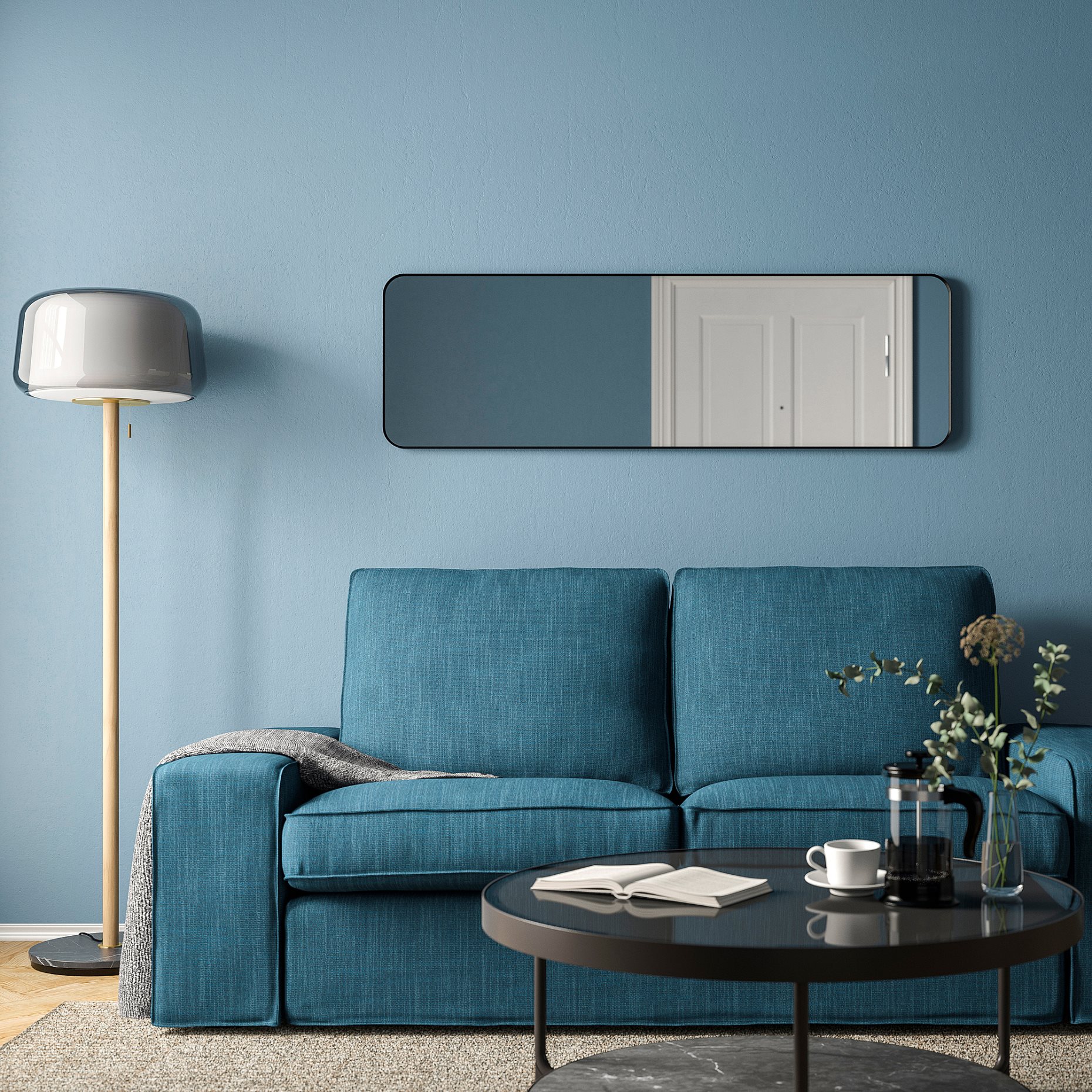 LINDBYN, καθρέφτης, 40x130 cm, 204.586.15