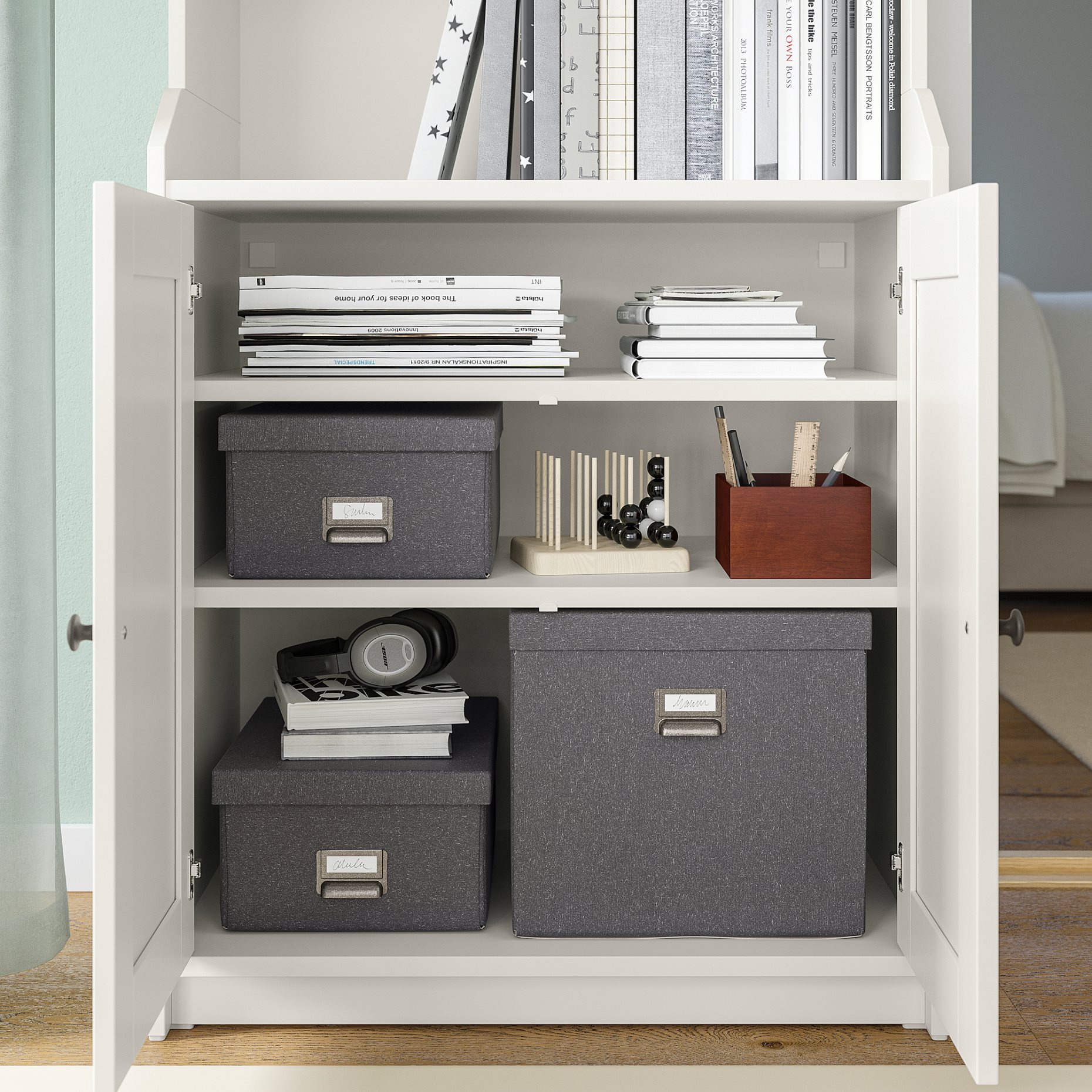 TJOG, storage box with lid, 32x31x30 cm, 204.776.71