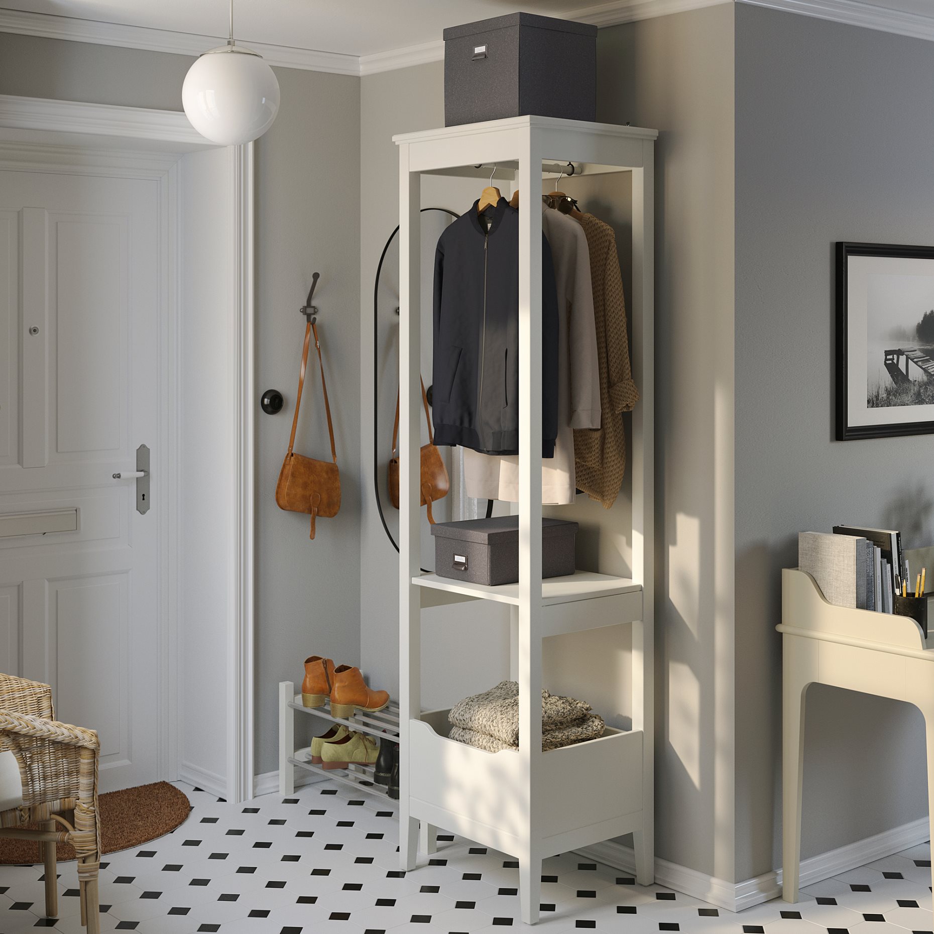 TJOG, storage box with lid, 32x31x30 cm, 204.776.71