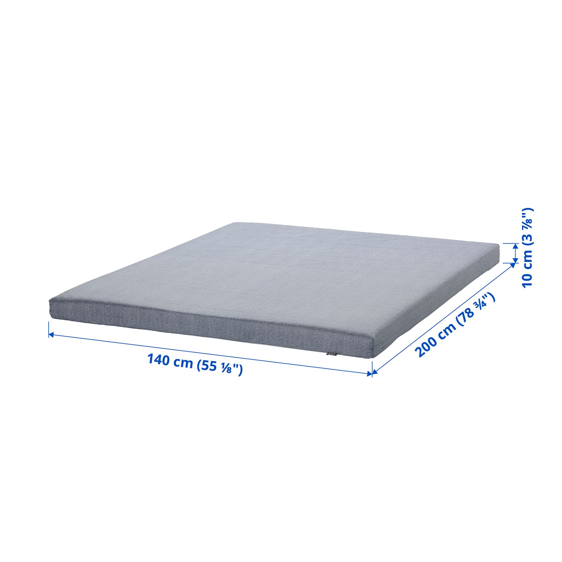 ÅGOTNES, foam mattress/firm, 140x200 cm, 204.808.43