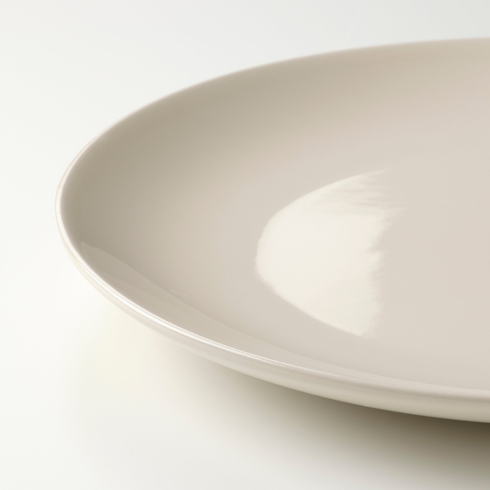 FARGKLAR, plate/glossy, 26 cm, 204.836.34