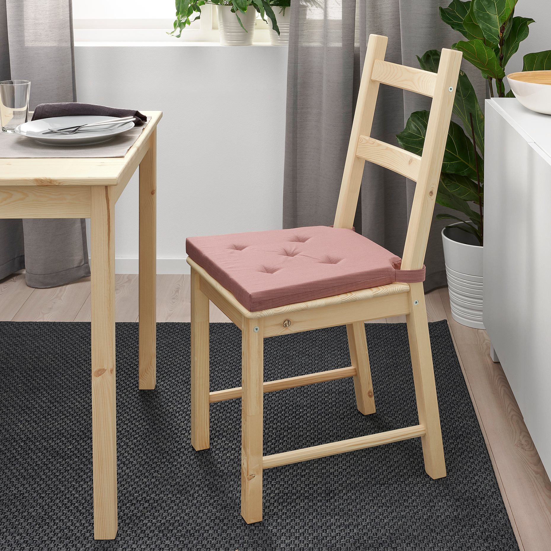 JUSTINA, chair pad, 42x40x4.0 cm, 204.912.43