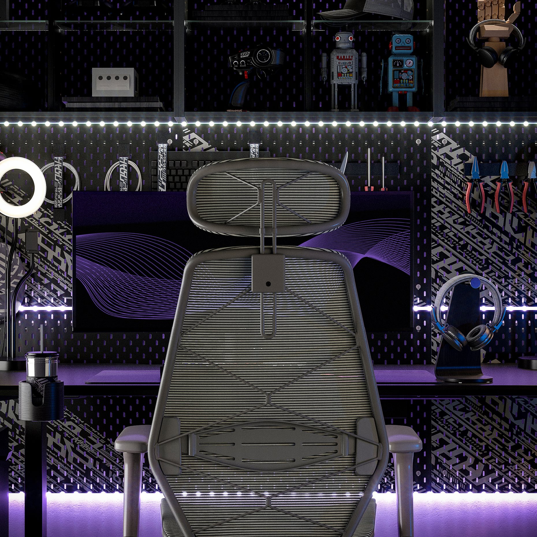 STYRSPEL, gaming chair, 205.220.32
