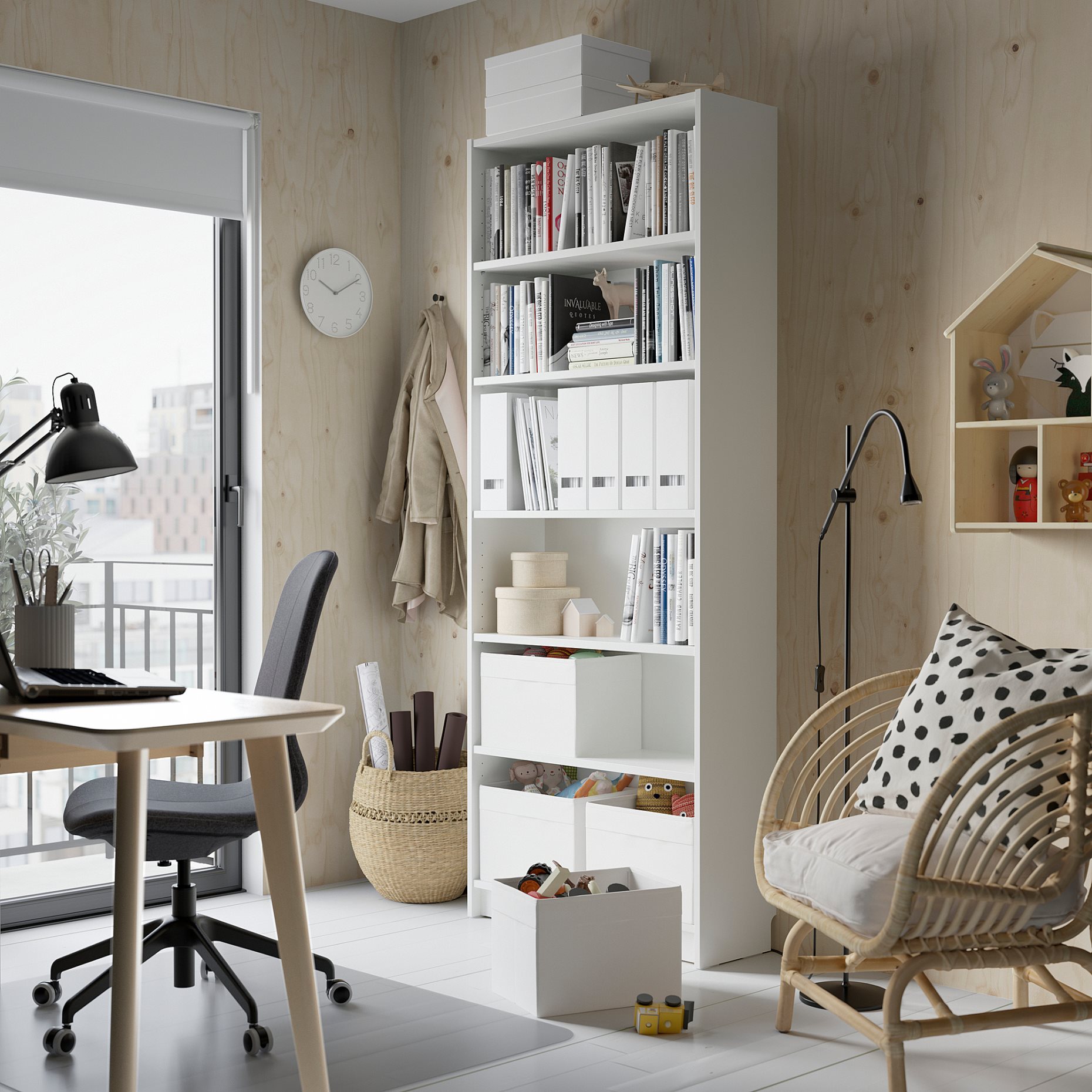 BILLY, bookcase, 80x28x202 cm, 205.220.46