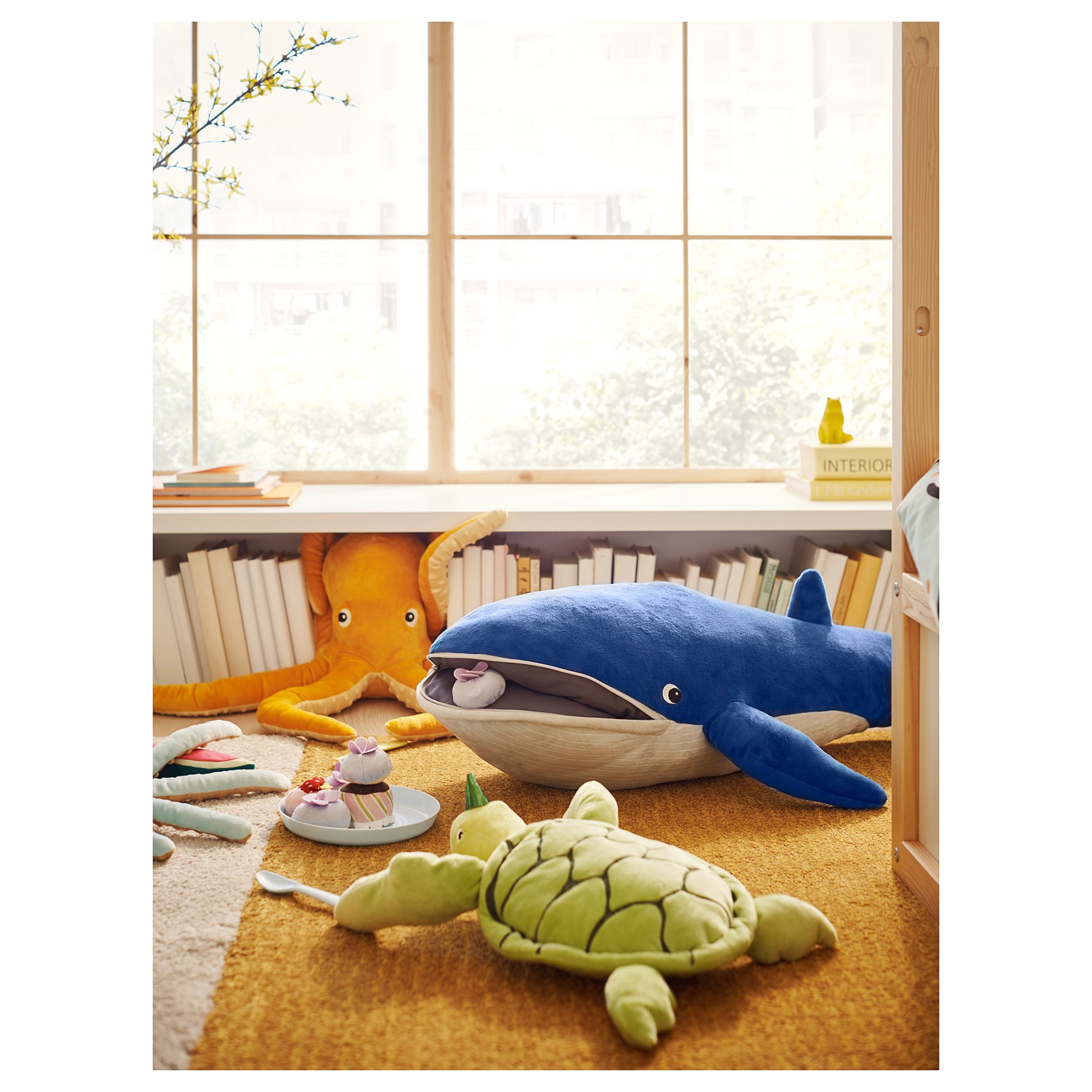 BLÅVINGAD, soft toy/octopus, 50 cm, 205.221.07