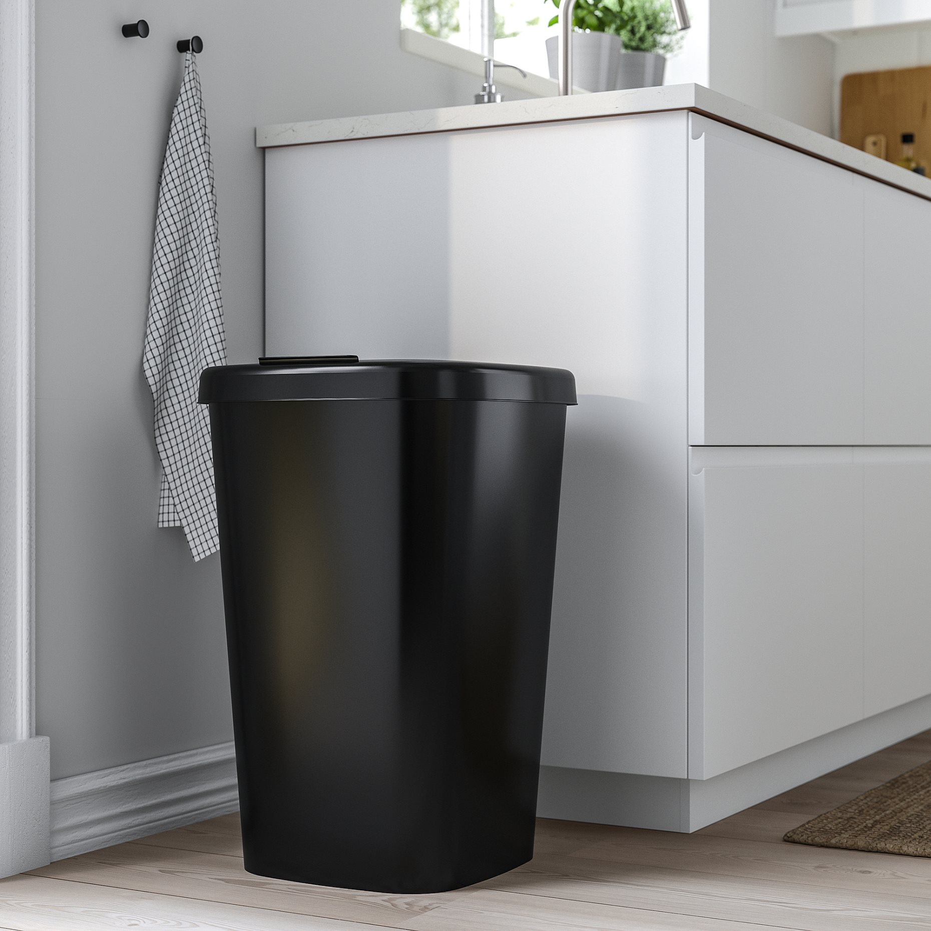 LÖVKVAST, bin with lid, 50 l, 205.310.98