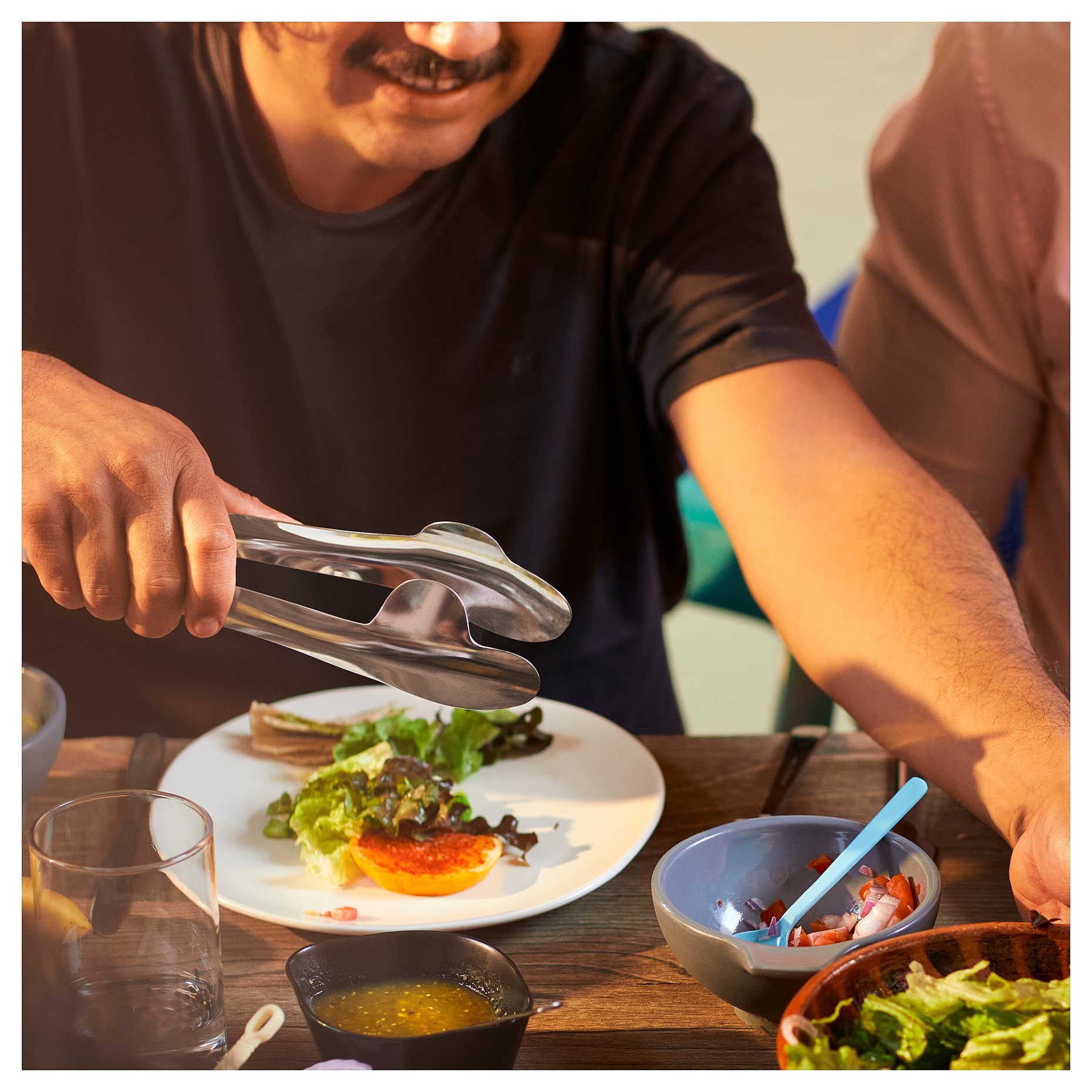 ÖMSESIDIG, plate/2 pack, 25 cm, 205.461.08