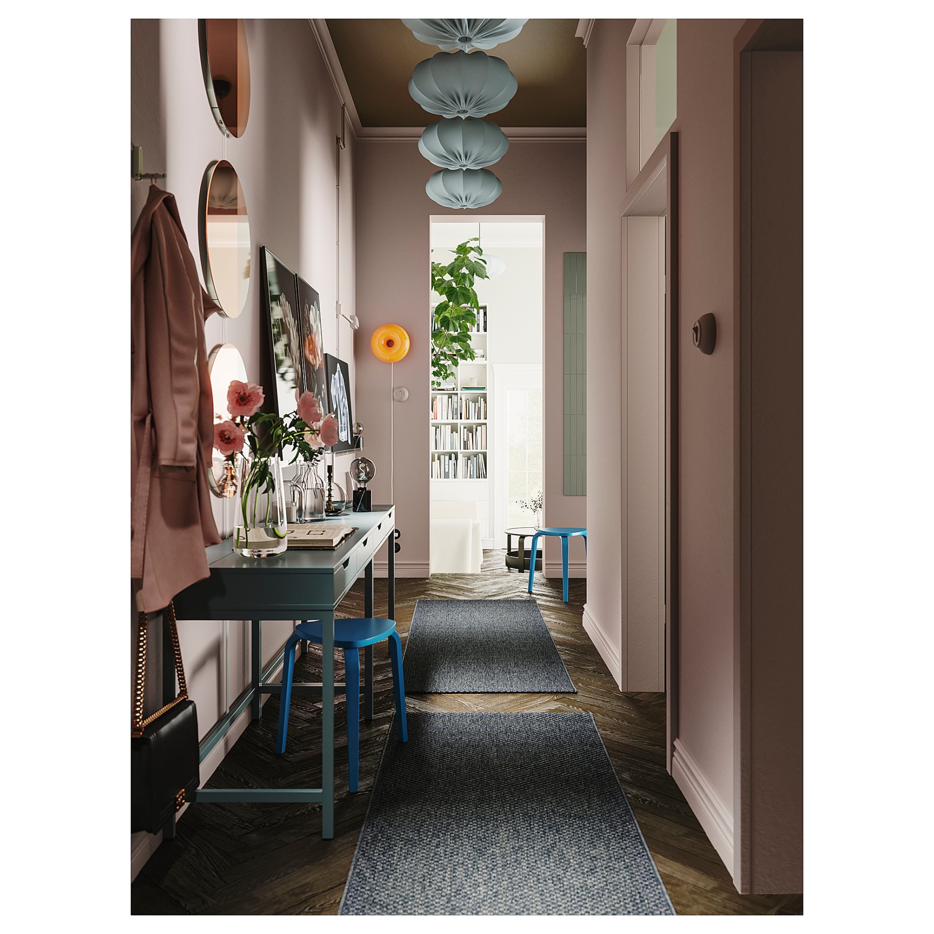 REGNSKUR, καπέλο φωτιστικού οροφής, 52 cm, 205.669.12