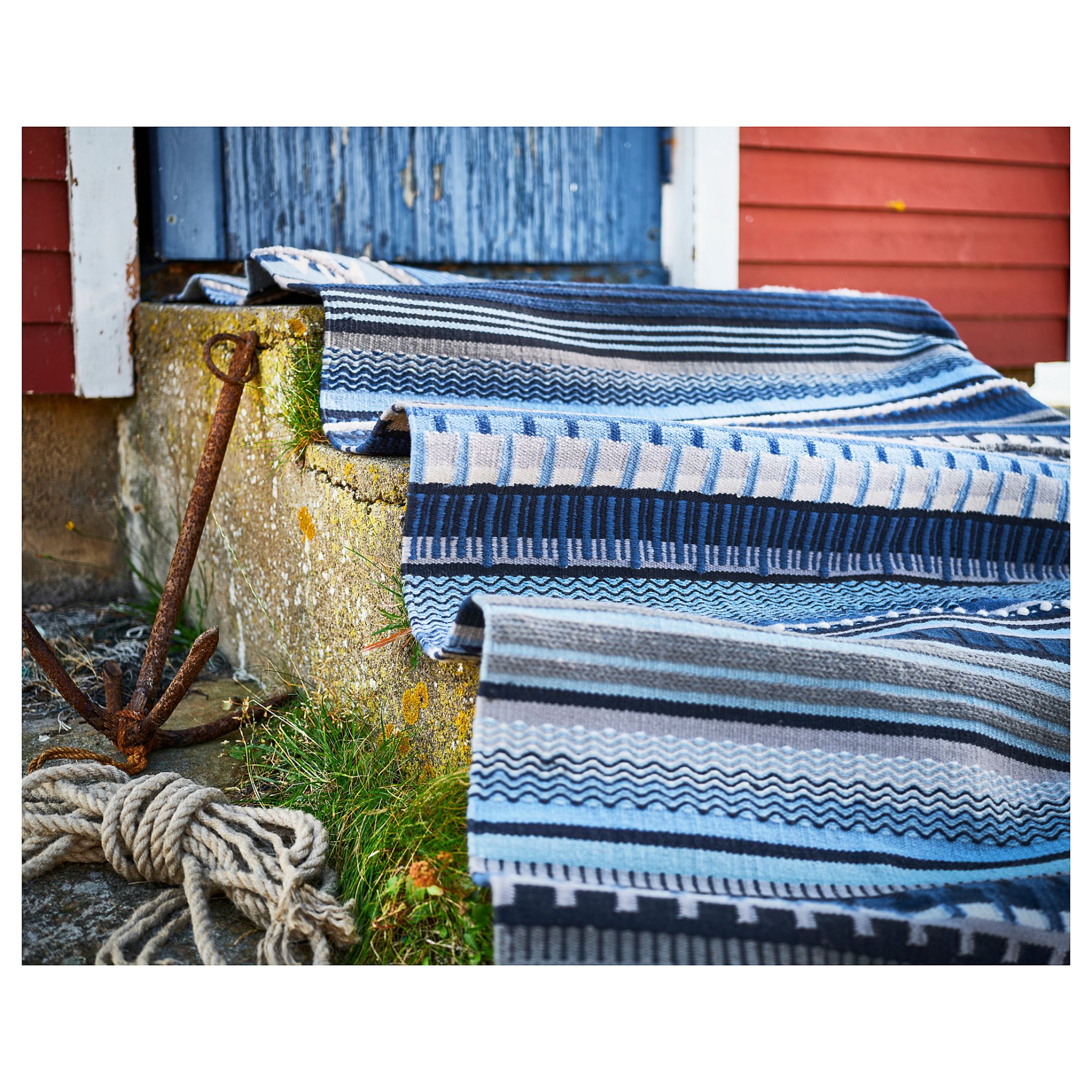 HARSVANS, χαλί χαμηλή πλέξη/χειροποίητο, 170x240 cm, 205.707.68